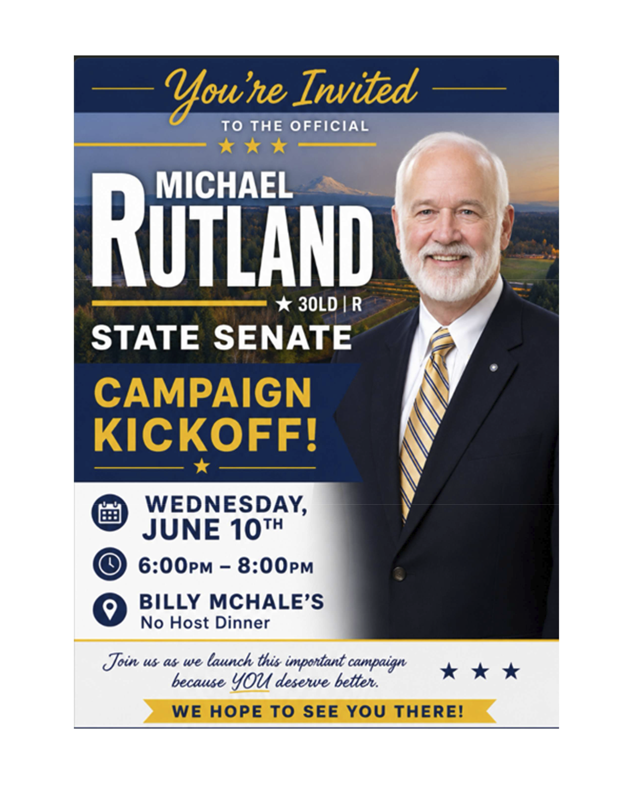 Michael Rutland Campaign Kickoff (LD-30)