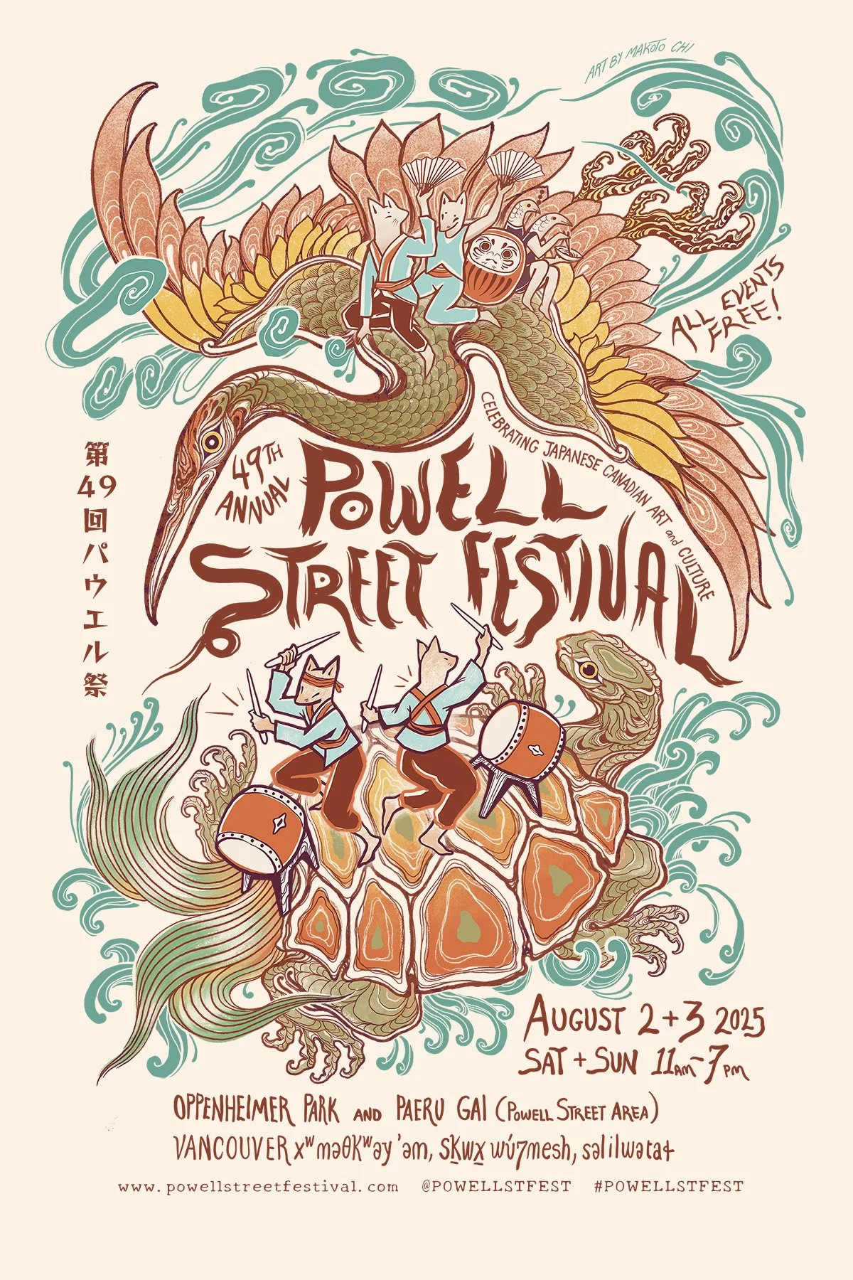 Powell Street Festival poster