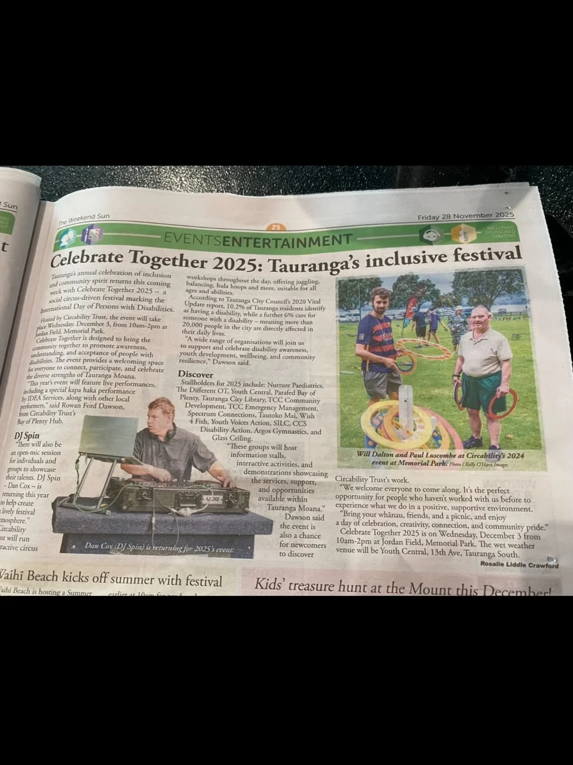 This week we are on the spotlight and very excited about celebrating together 🧡The International Day of Persons with Disabilities 🧡 

Slide the photos to find out where you can celebrate with us throughout this week 🎪 🤹 

This is a day worth cele