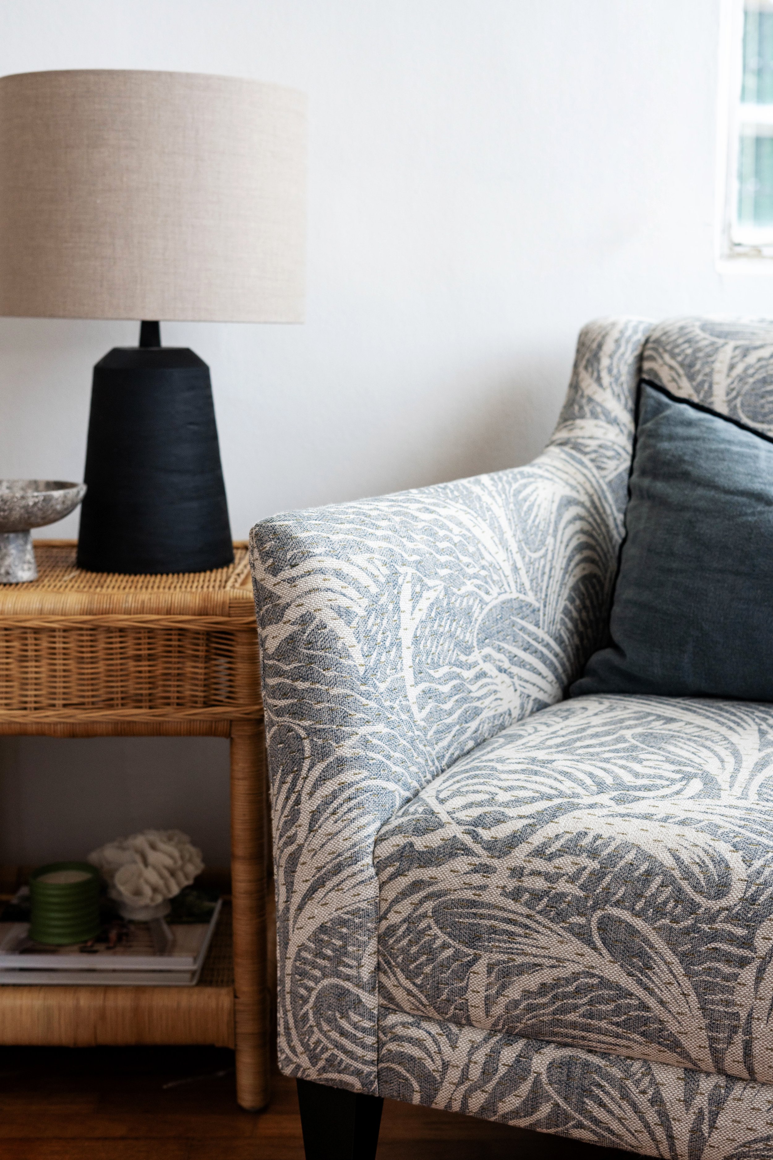 Armchair and Bedside Table