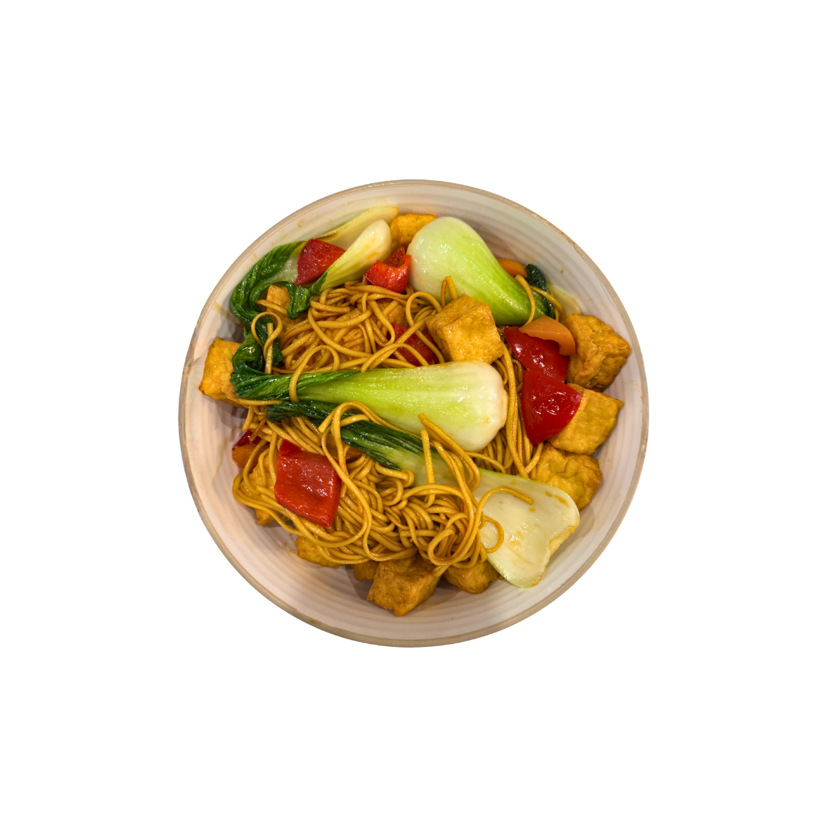 Mini Tofu Pow Stir Fry Noodles