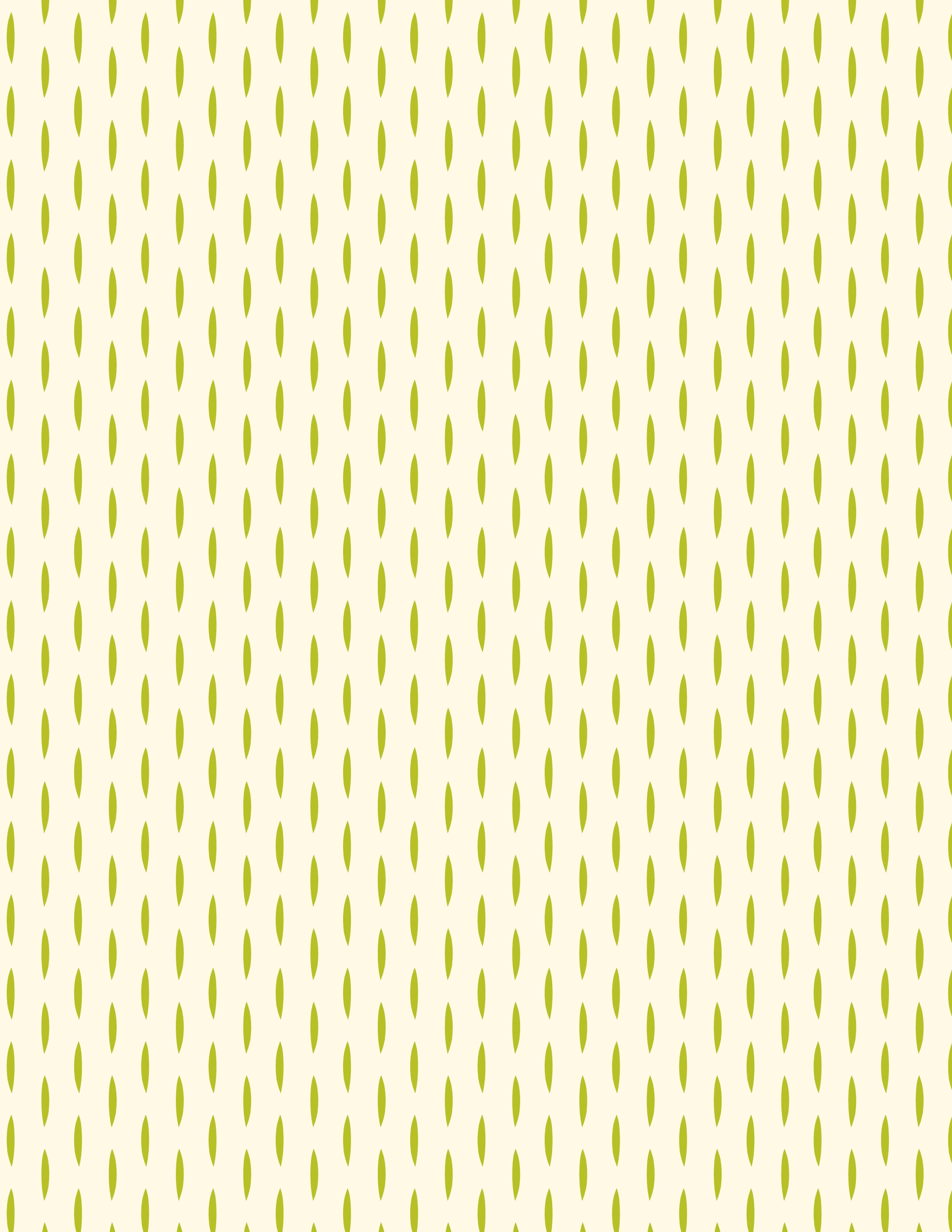 leaf drop - cream/olive