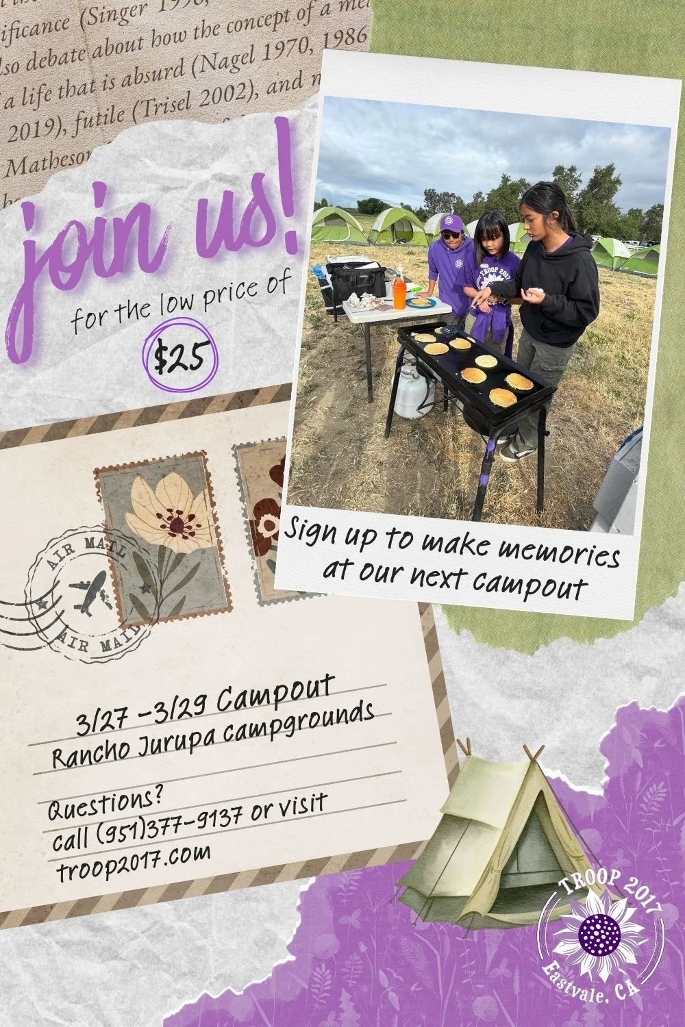 3/27/26 - 3/29/26 Rancho Jurupa Campout