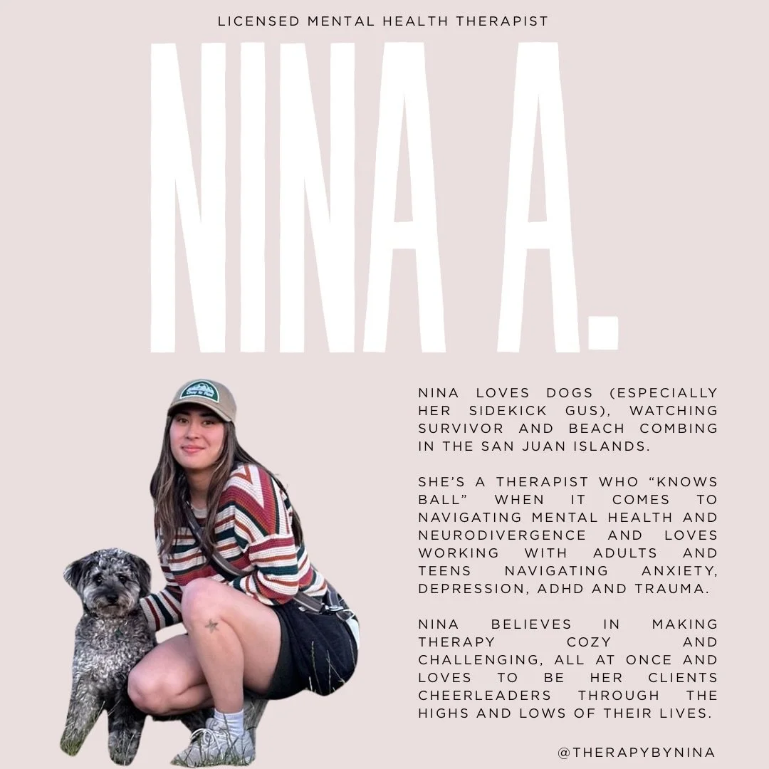 Meet Nina!

#therapy #therapist #dbt #dbteastside #seattletherapist