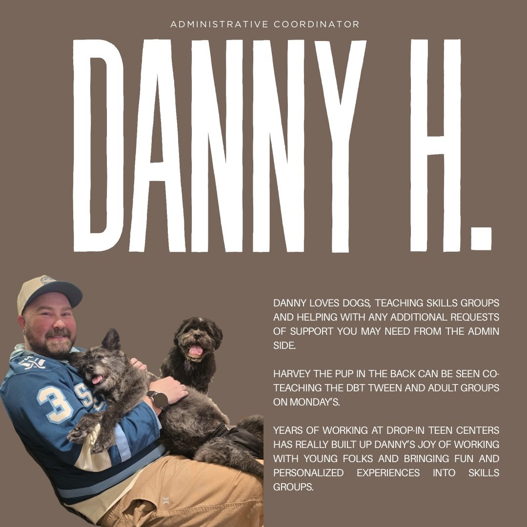 Meet Danny! 

#dbteastside #rodbt #dbt #therapy #therapist