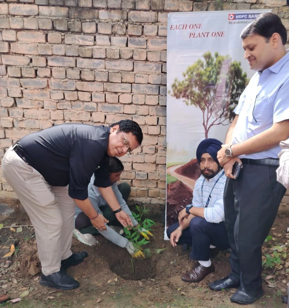 The Green Initiative: HDFC Bank's Plantation Drive at Lords University