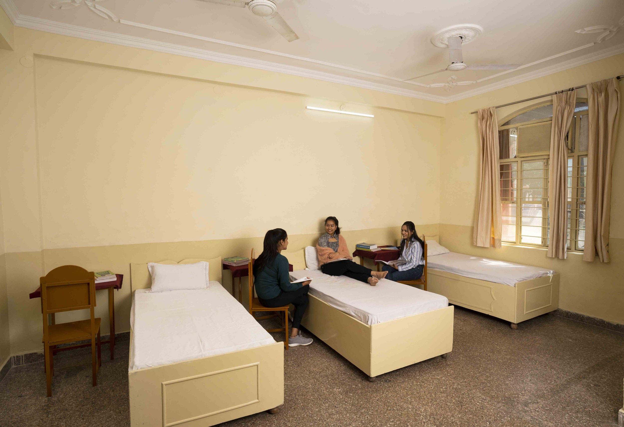 Air-conditioned, fully secure, separate boys and girls hostels at Lords University