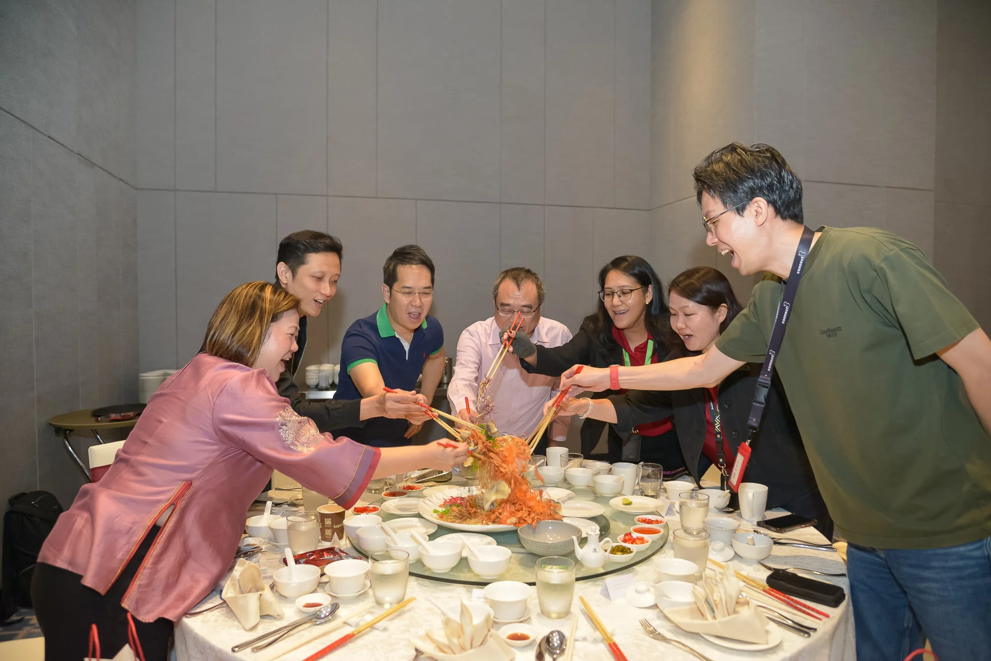 Lo Hei Ceremony - Neat.no CNY Luncheon