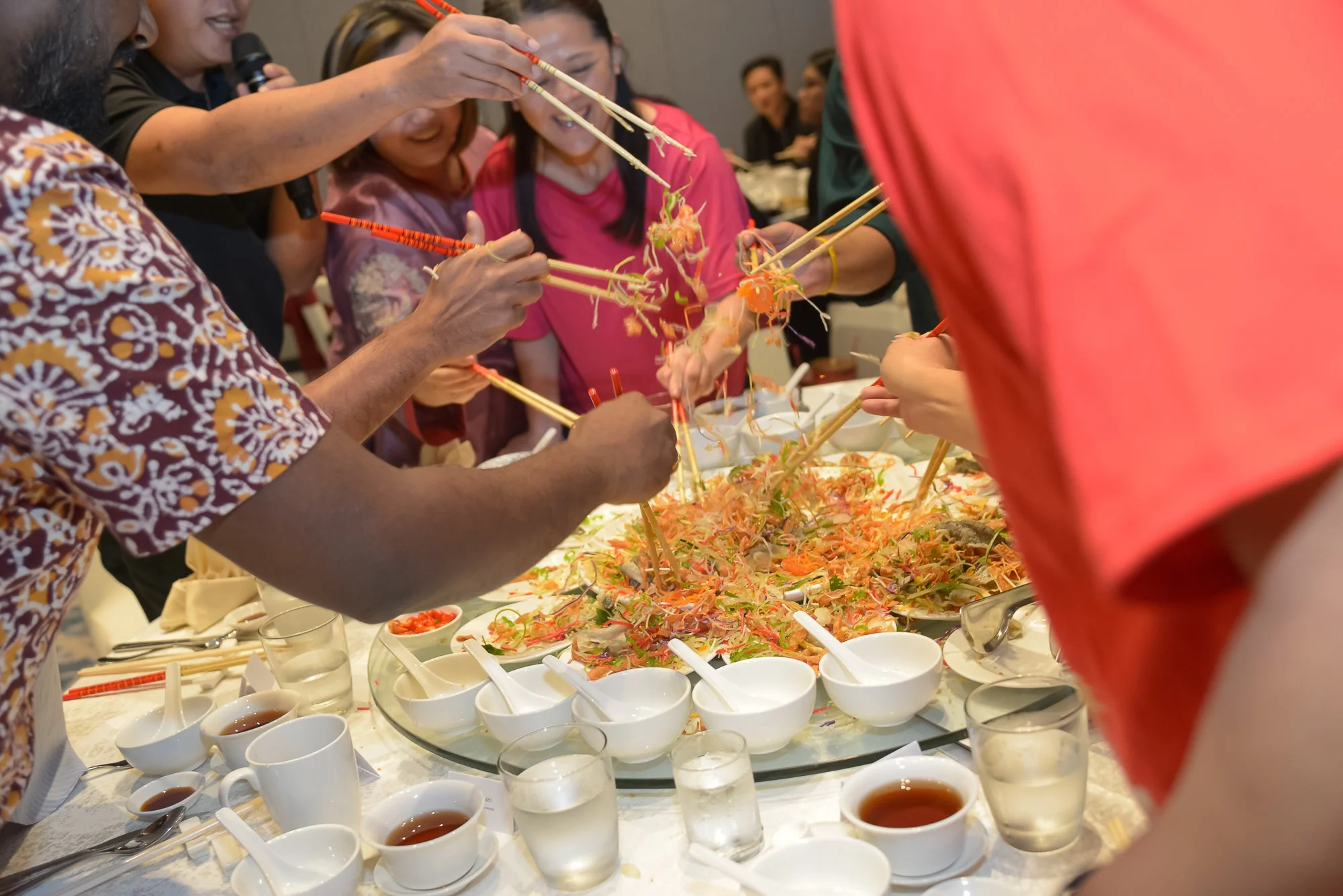 Lo Hei Ceremony - Neat.no CNY Luncheon