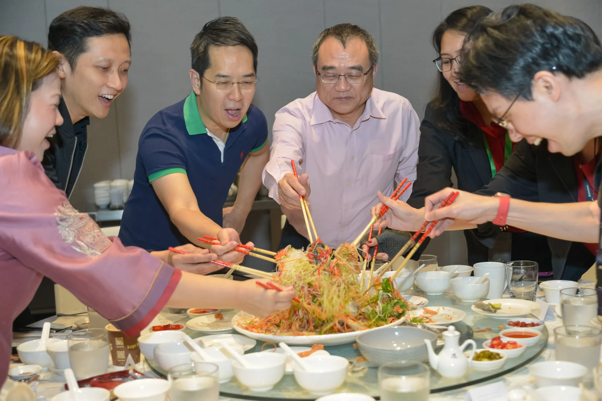 Lo Hei Ceremony - Neat.no CNY Luncheon