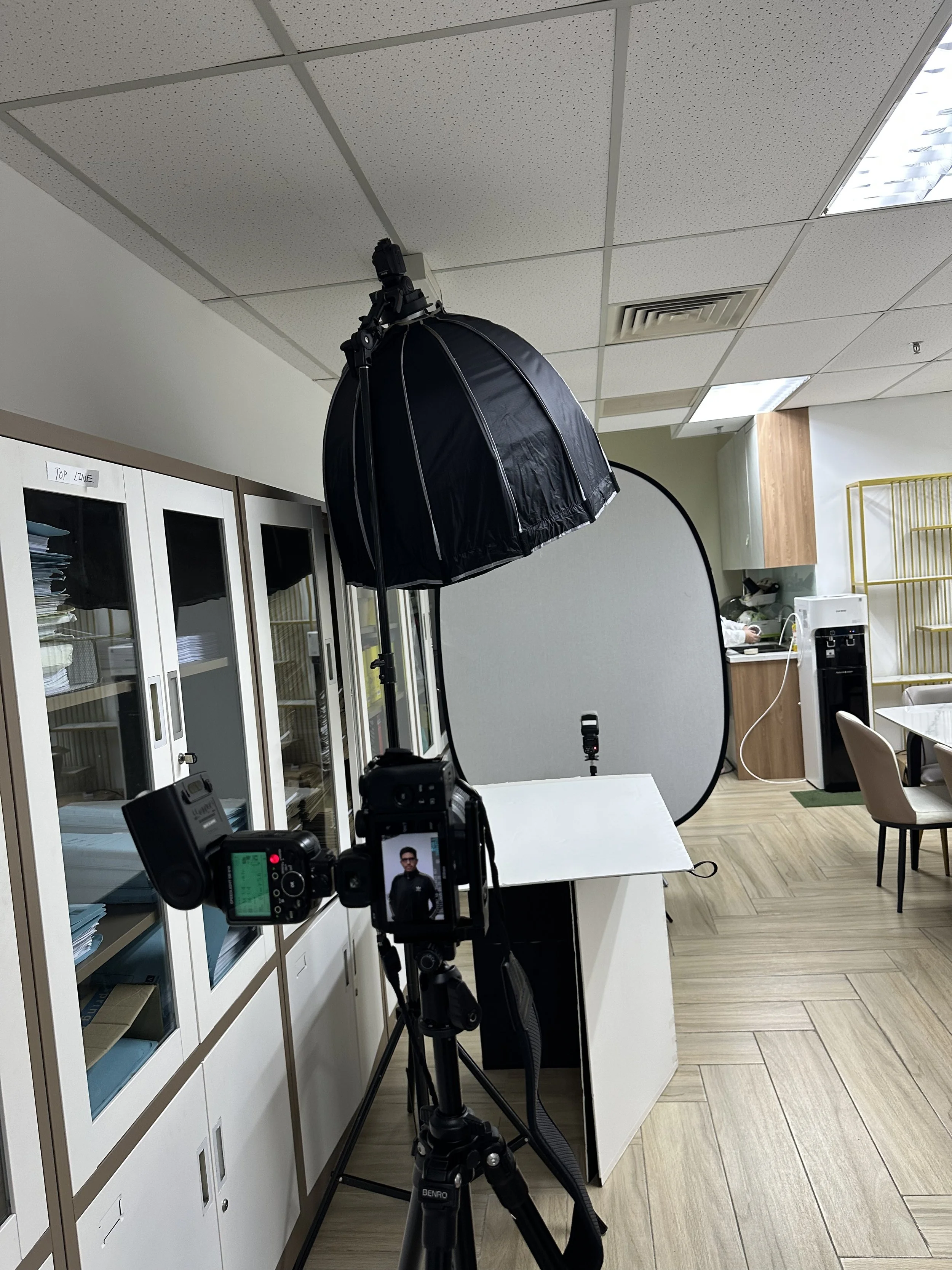 Pantry as the headshot station