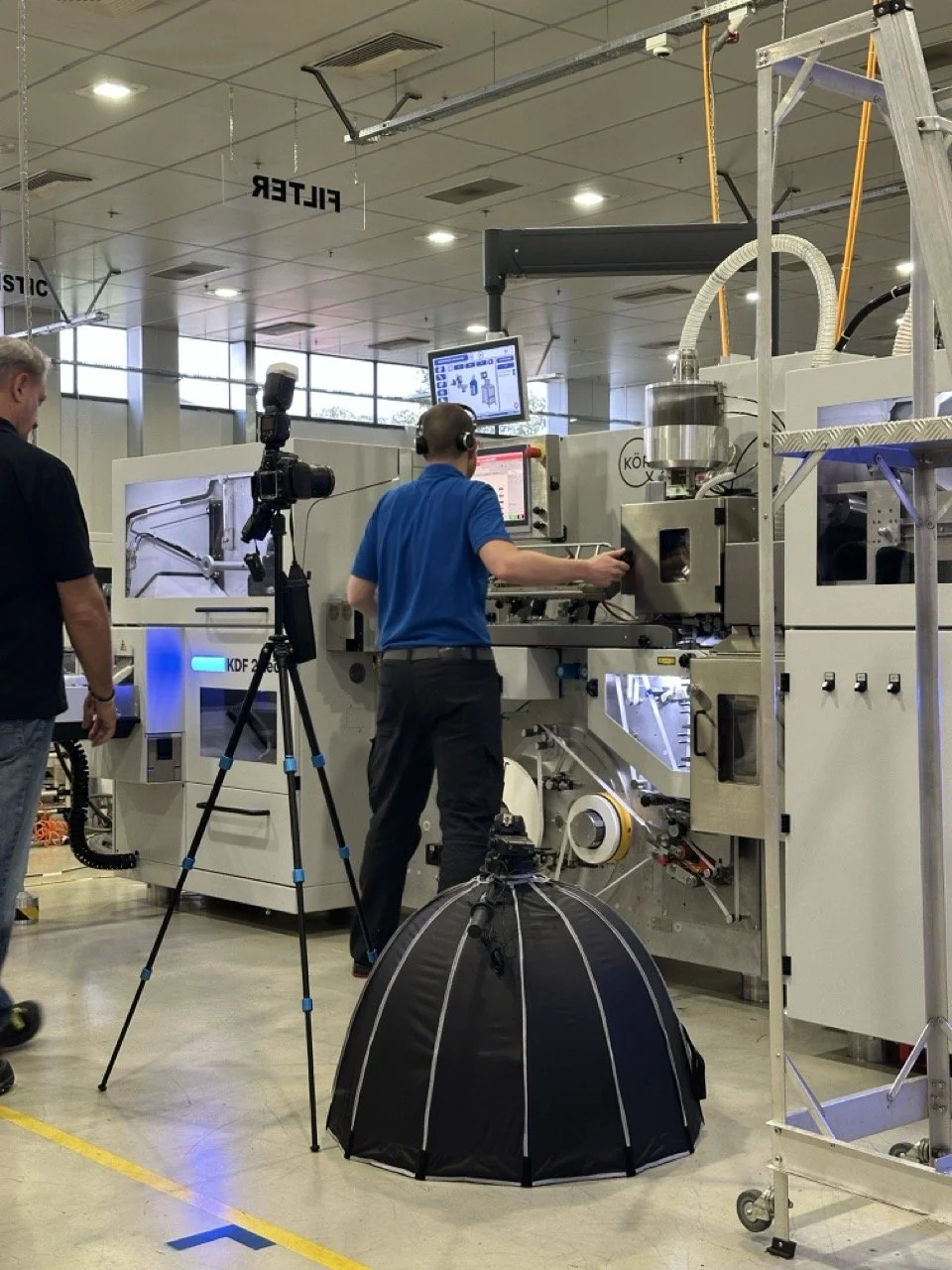 Factory Photography Behind the scene