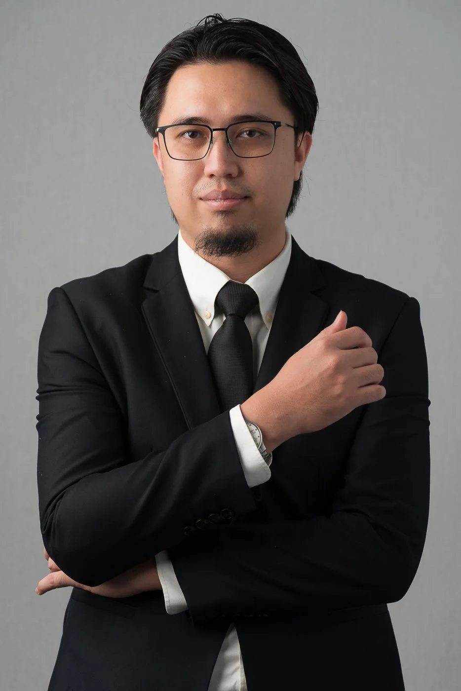 Professional business portraits of AurumLX team members for corporate branding.