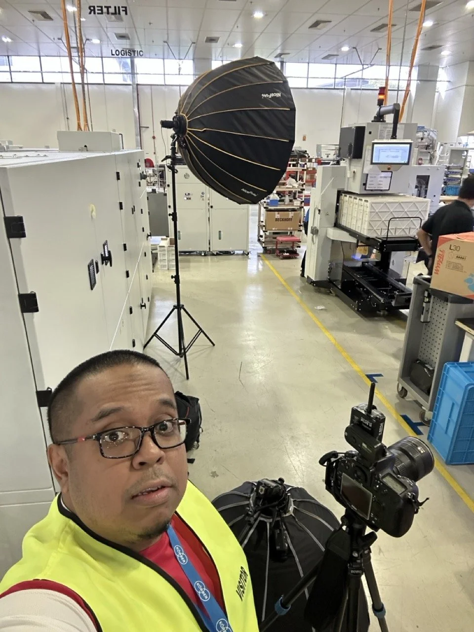 Factory Photography Behind the Scene