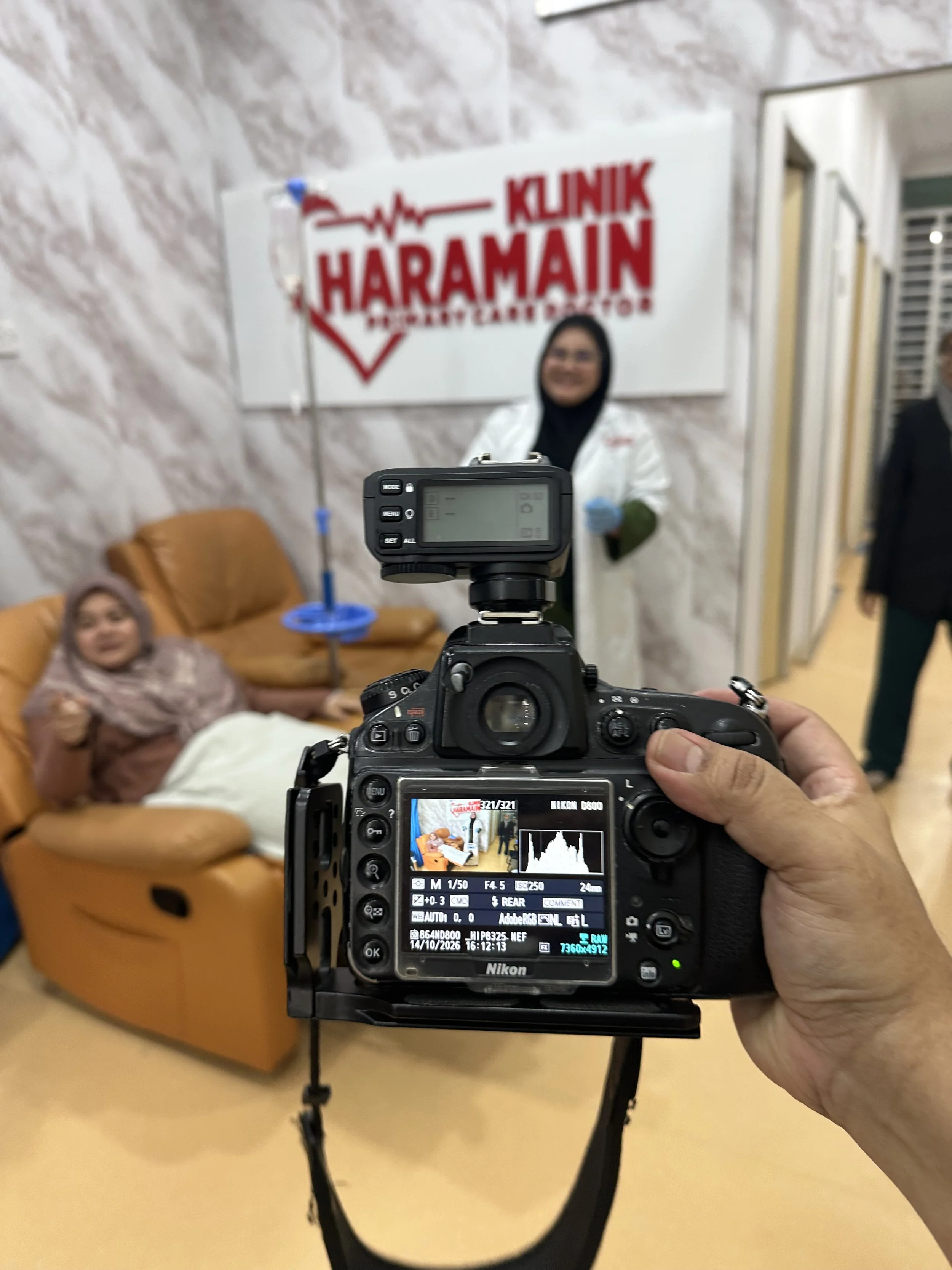 Behind the Scene at Klinik Haramain