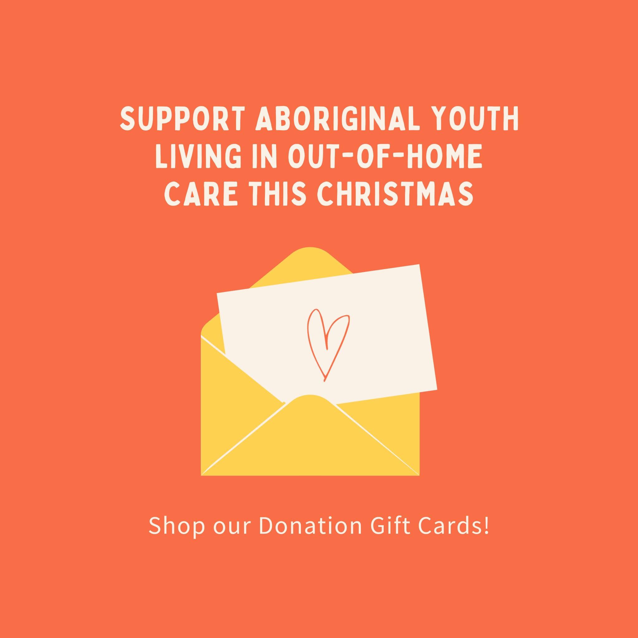 Just over a month until Christmas! Give someone a meaningful present this year by purchasing one of our Donation Gift Cards. ✨✉️
⁣⁣
All proceeds will go directly to supporting the deadly young people in our program. Once purchased, you&rsquo;ll recei