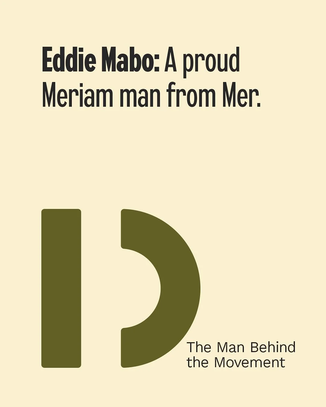 Today is Mabo Day.

We honour Eddie Mabo - a proud Meriam man, a teacher, a gardener and a community leader.

His fight was sparked by a simple truth: that land is identity. That First Nations people never gave up their rights. That dignity, recognit