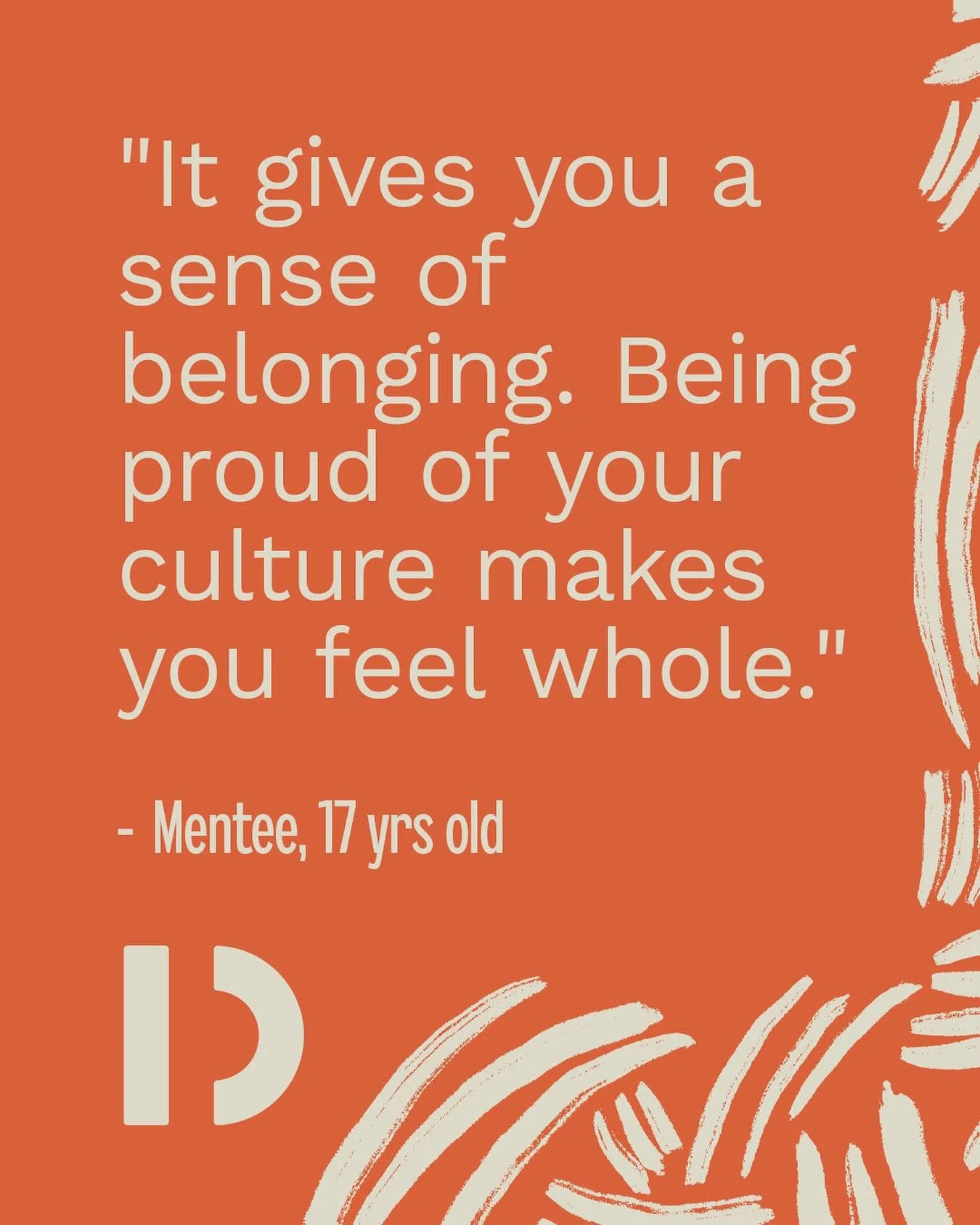 These words from our mentees reflect the deep pride, strength and connection they feel to their culture and IDKY. 

Our mentees have some of the most crucial roles at IDKY, playing a role in connecting with our youth, navigating cultural identity, an