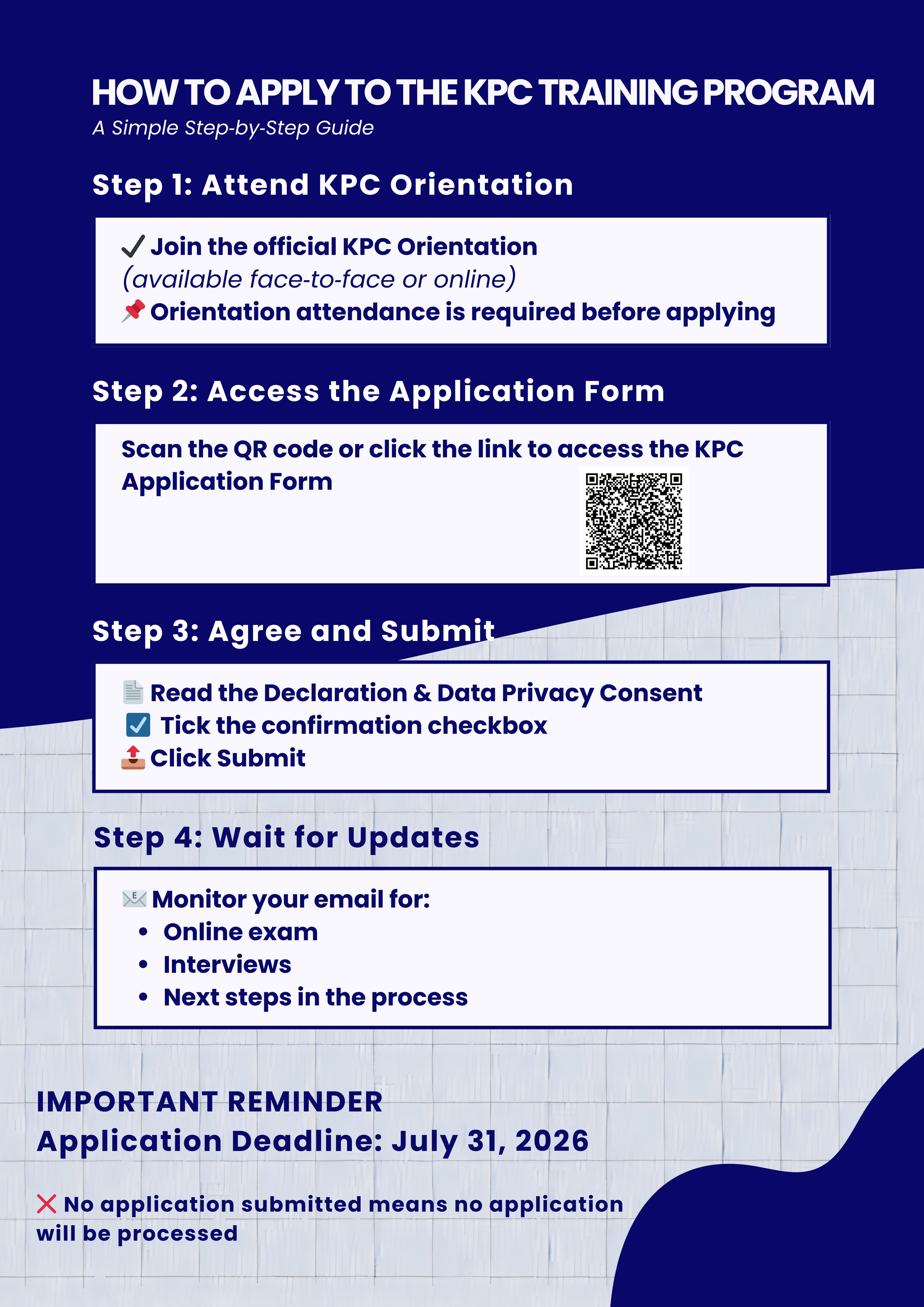 KPC Application Form — Komatsu Philippines Corporation