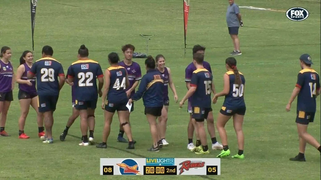 We get the win against Fremantle Districts Touch Association❤️💛💙
📺 Watch the replay on Kayo Sports
Touch Football WA Joondalup ECU Jets Touch Football City of Joondalup Edith Cowan University (ECU) Storage King Australia Zarraffa's Coffee (Curra