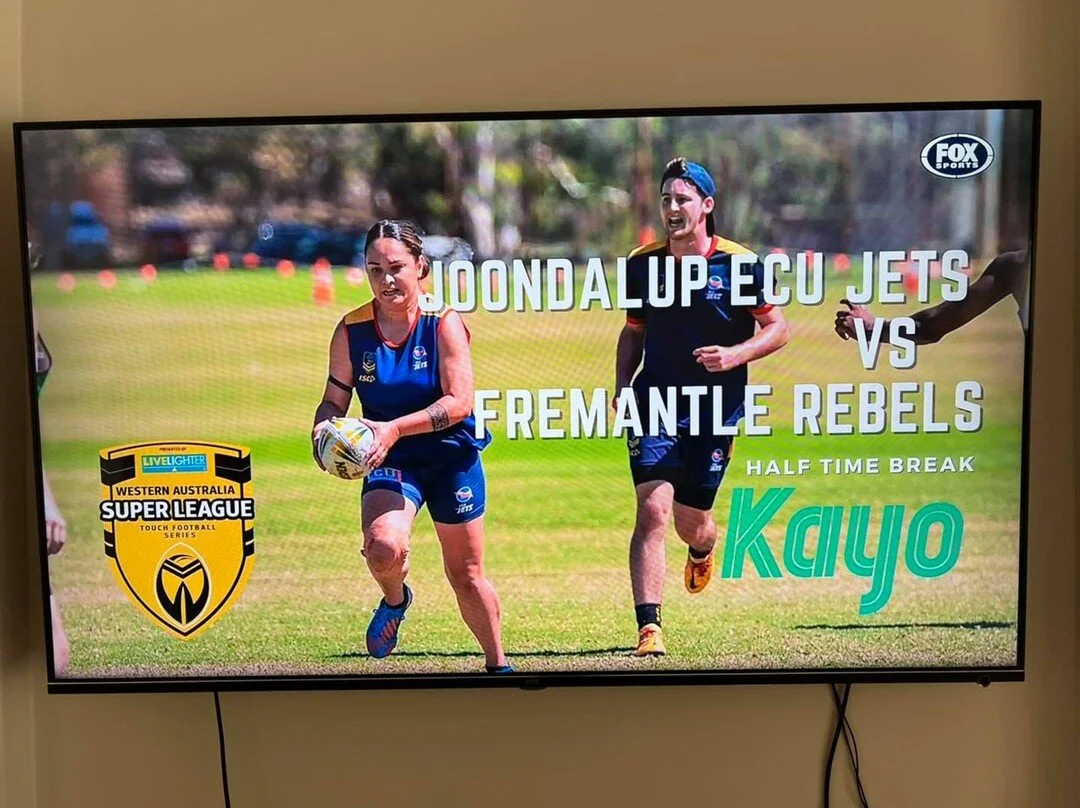 🏈We are up 4-0 at half time against Fremantle Districts Touch Association
Catch the 2nd half on Kayo Sports
❤️💛💙