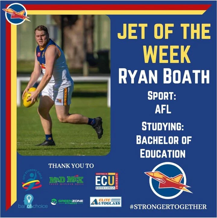 Congratulations to RYAN on being this weeks JET OF THE WEEK! 
When did you become a jet?
2016 
Why should others join the Jets?
Others should join the jets as we are a very welcoming team, wanting to get our club to then next level of competition.