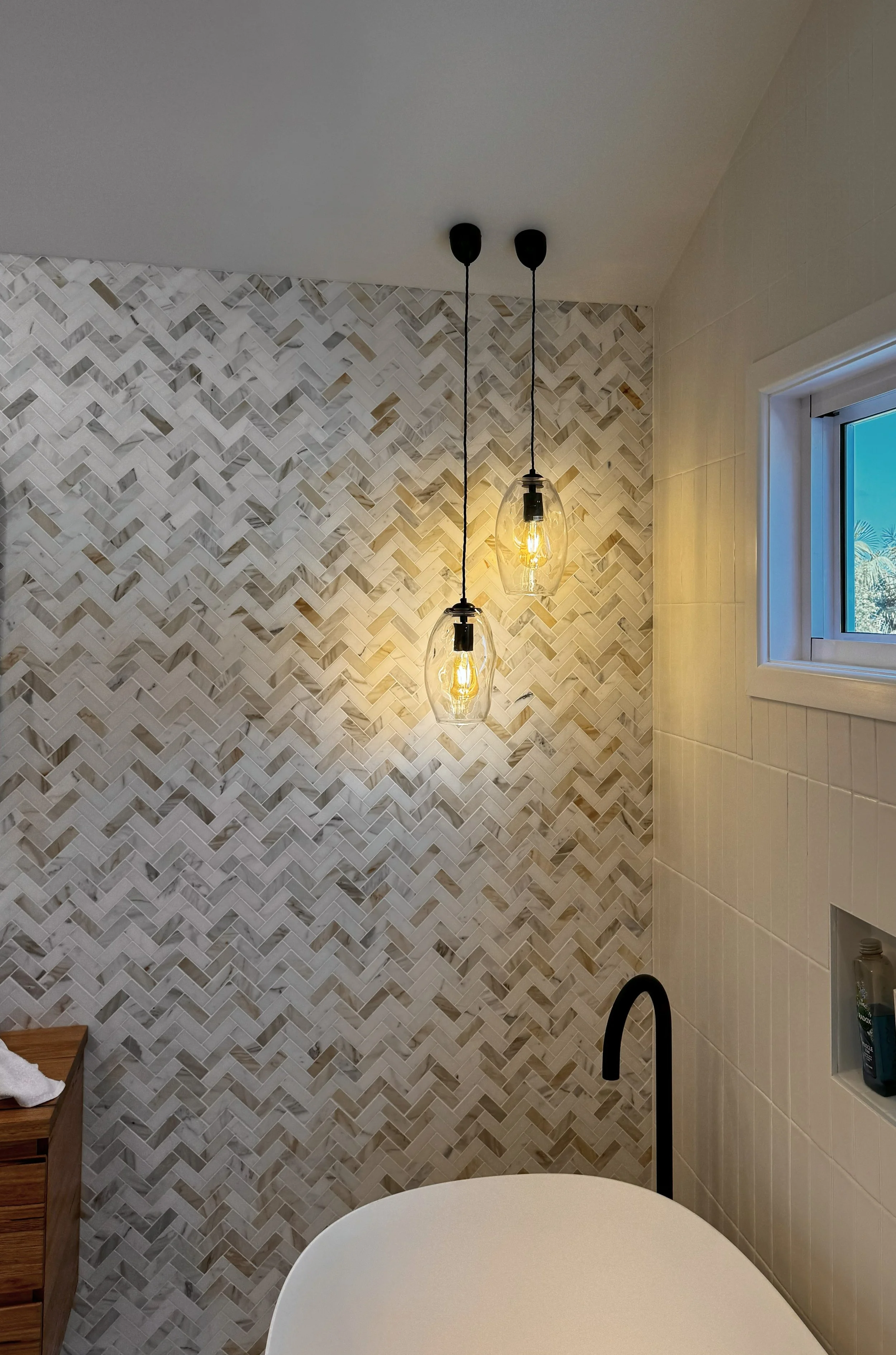 Bathroom pendent lights