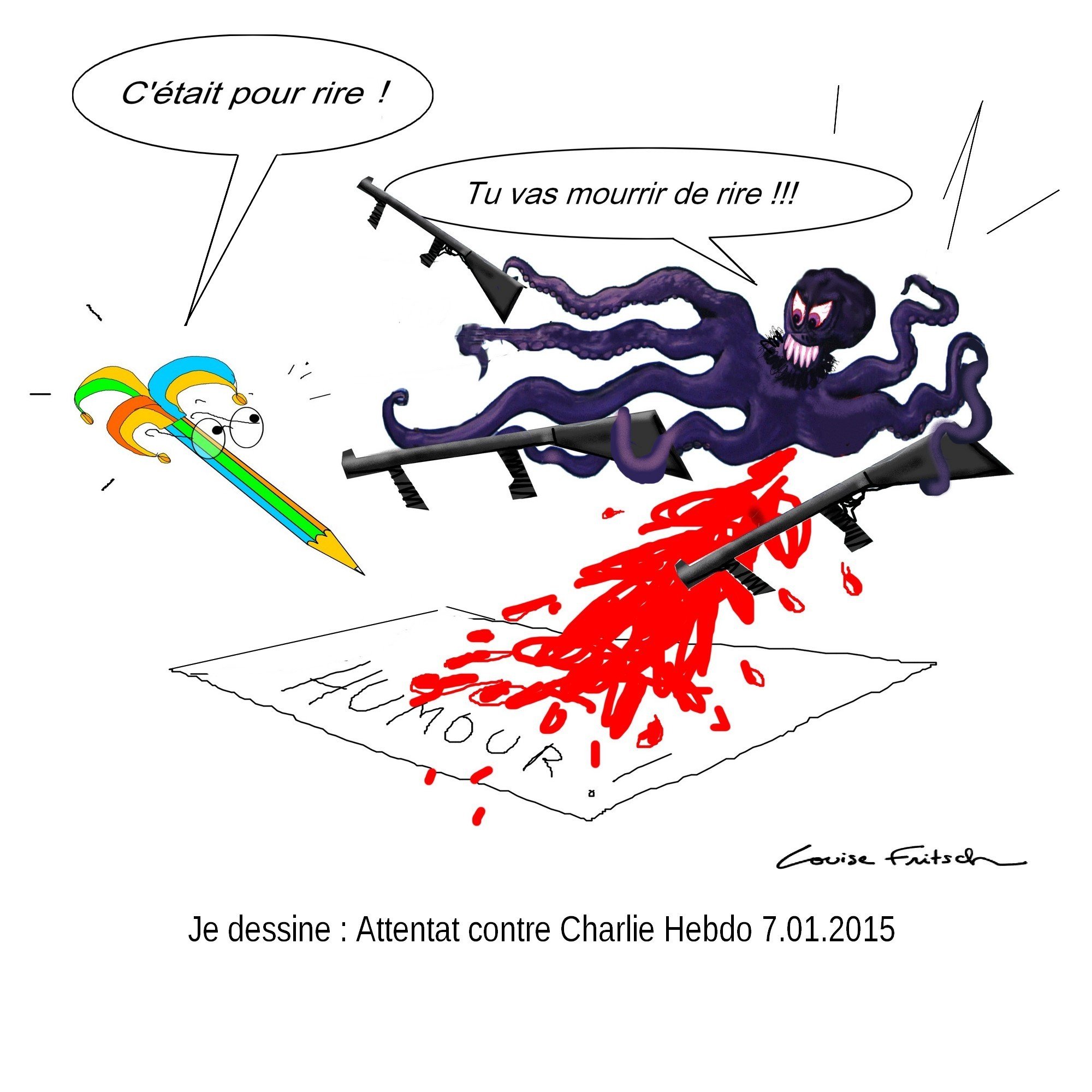 Caricature à thème, dessin (sur commande) / Prix à partir de 70,00€