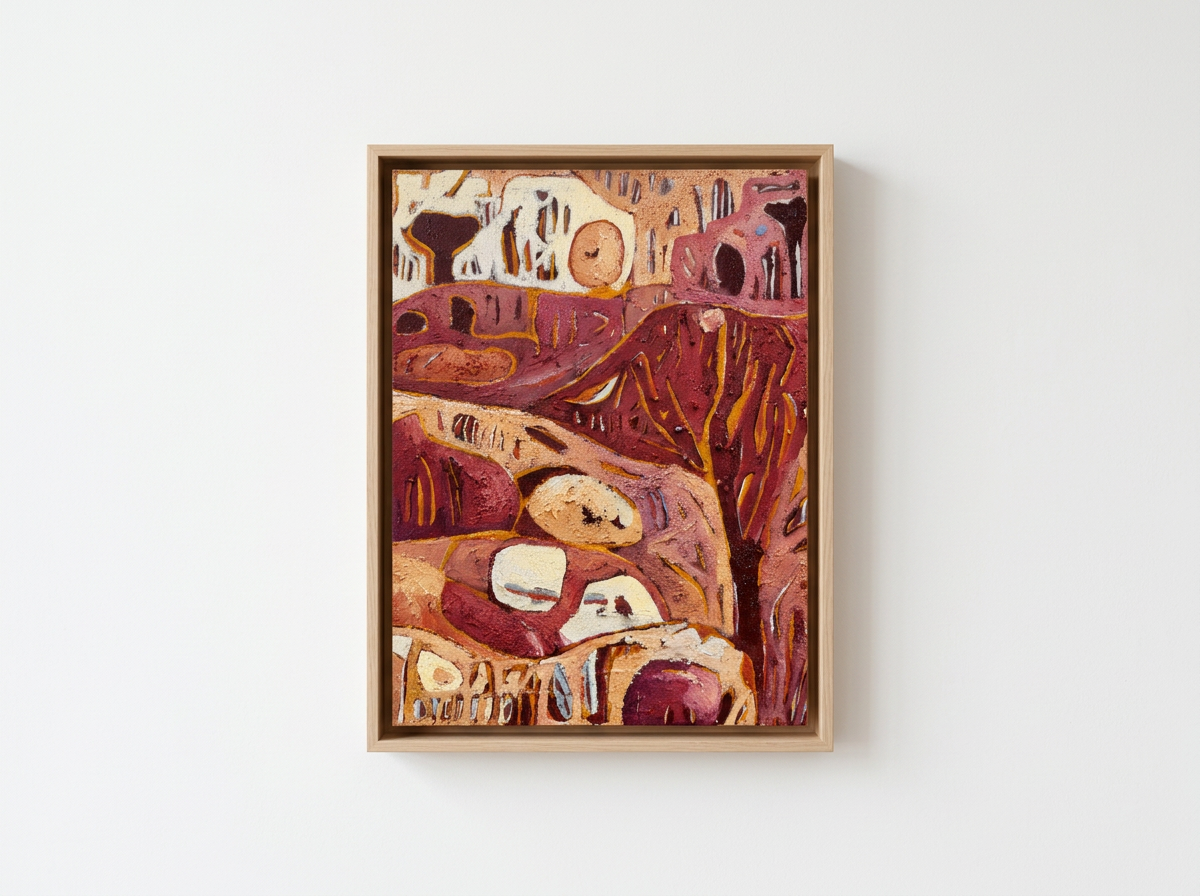 Rolling Mountains of Ochre and Rose