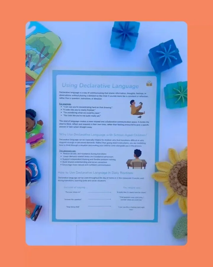 Our handouts simplify speech strategies for parents and educators, making it easier to use them in daily routines, from early language tips to AAC introduction.

Great for sessions, at-home practice, or adding to your therapy toolkit! 🧡

Available o