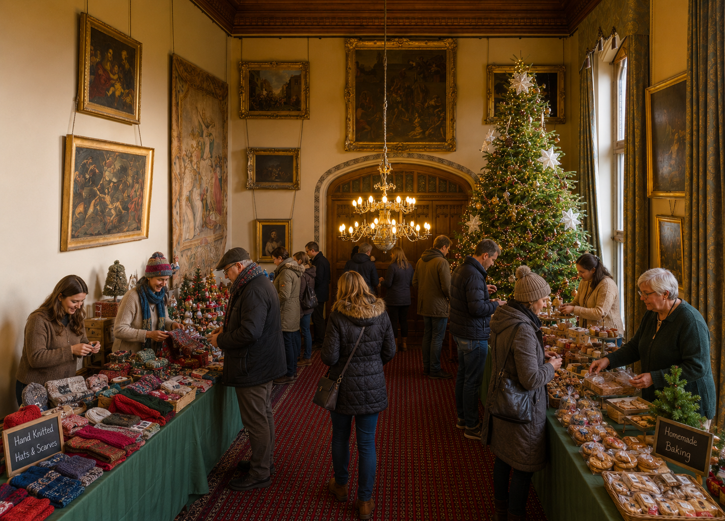 Festive Indoor Market