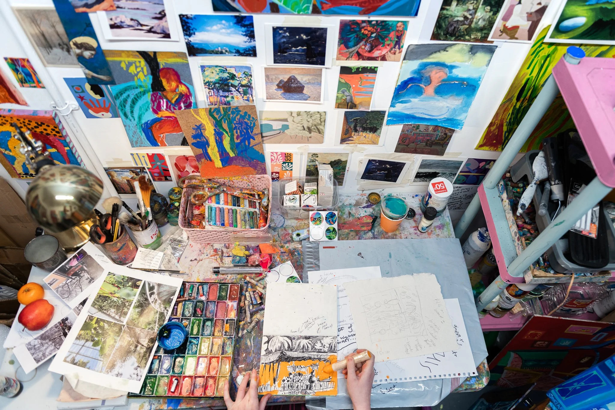 Inspiration in the studio
