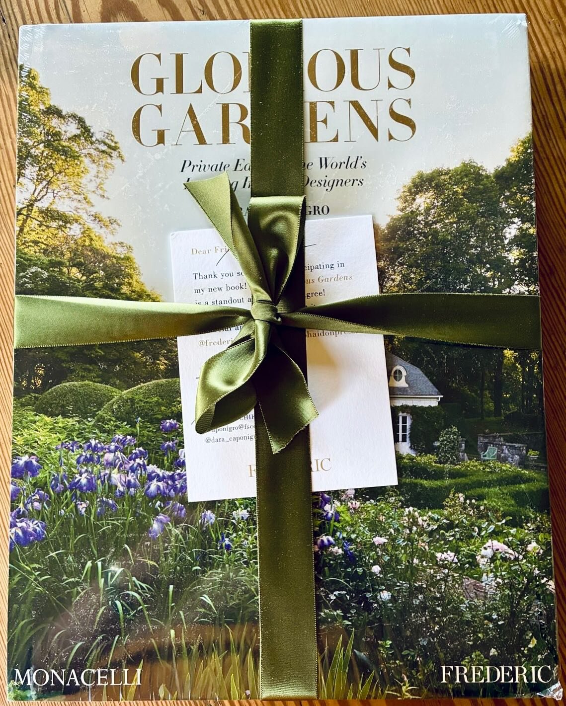 A beautiful package arrived today&hellip;.
Glorious Gardens. The first book I have been involved with - and what a gorgeous publication it is.
Thank you @dara_caponigro @fredericmagazine &amp; @phaidonpress for including our garden within this inspir