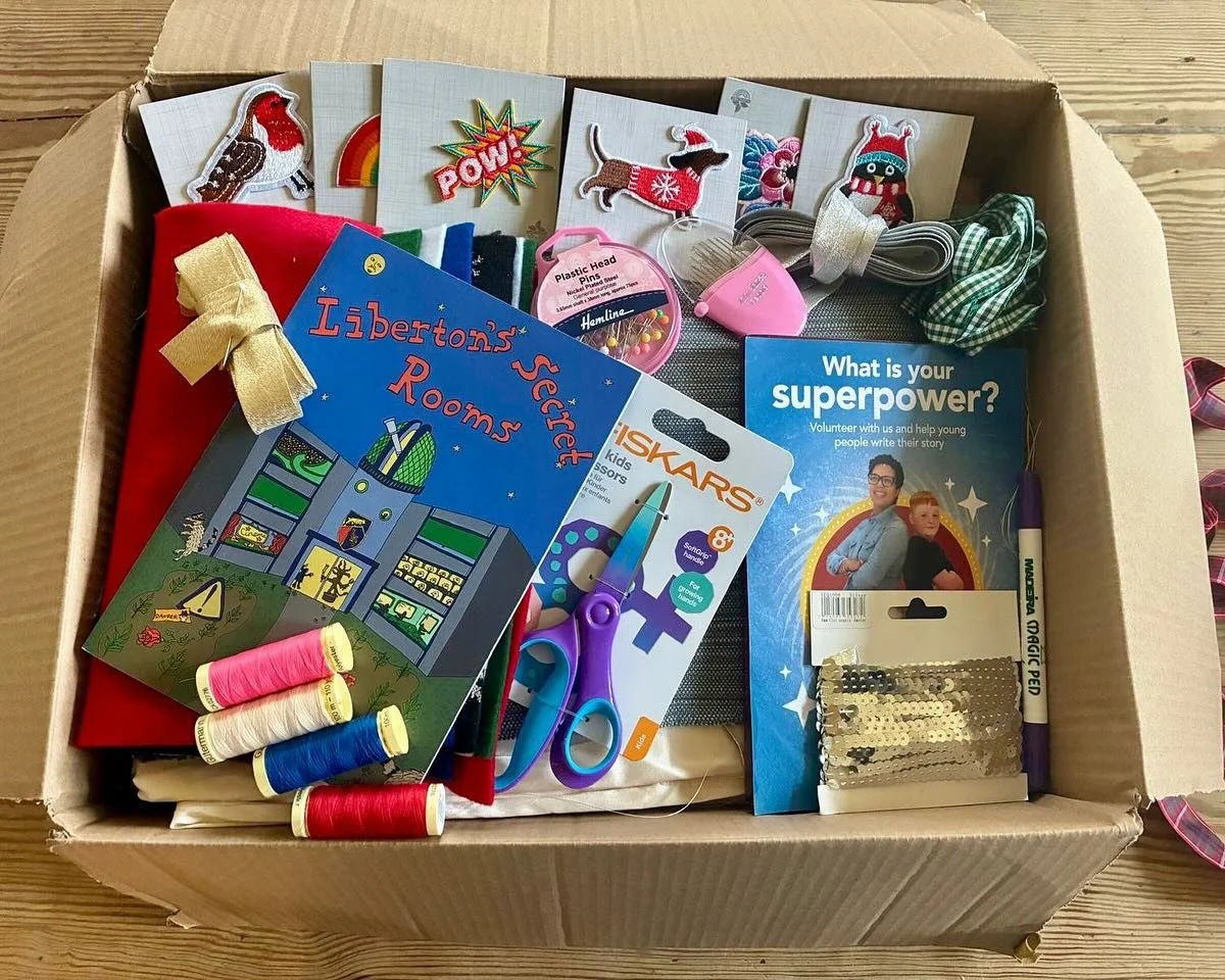 Huge thanks to everyone who came to our fundraising sale last weekend. If you weren&rsquo;t able to join us but want to support @superpoweragency, contact me for your very own &lsquo;Fabric of Imagination&rsquo; kit. Then gather your good pals for a 