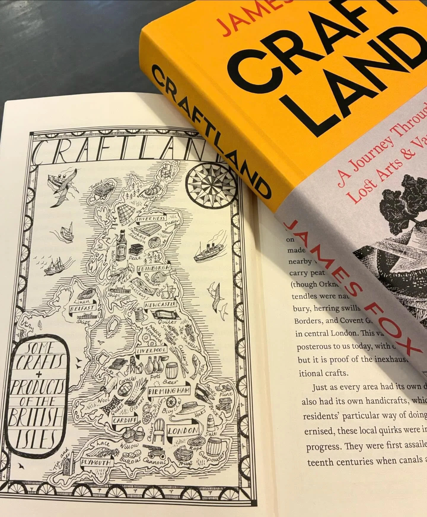 Thank you for the inspiring book launch of Craft Land @jamesfox283 @mainstreethare 
This book is a wonderful way to ground yourself in crafts and craftspeople through the ages in Britain. 
#putmorecreativityinschools 💥