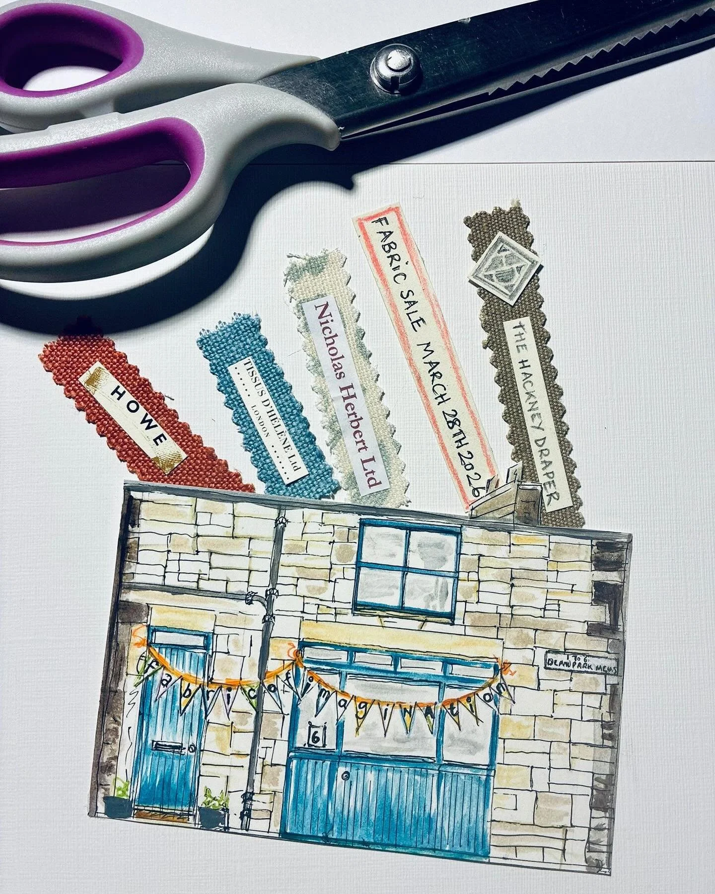 Fabric of imagination is back by popular demand with huge thanks to the amazing donations from @nicholasherbertltd @howelondon @patgiddensltd @thehackneydraper @tissusdhelenelondon 💫

SAVE THE DATE - MARCH 28th 2026 ✨6 Dean Park Mews, Edinburgh 

Ev