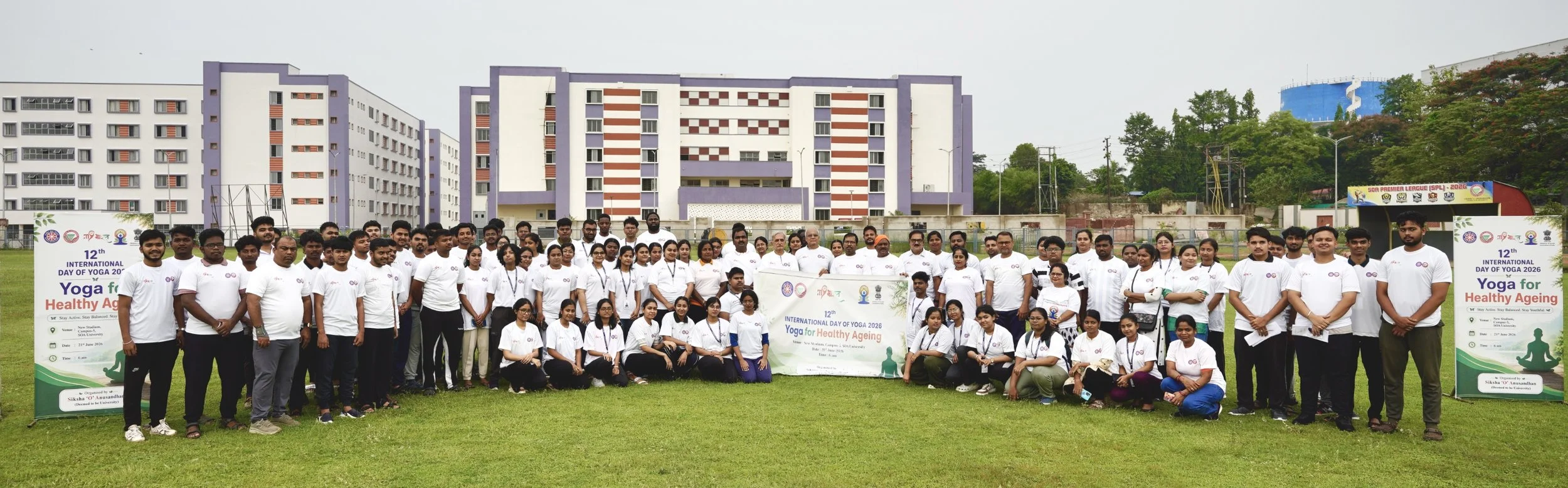 International Yoga Day Observed At SOA