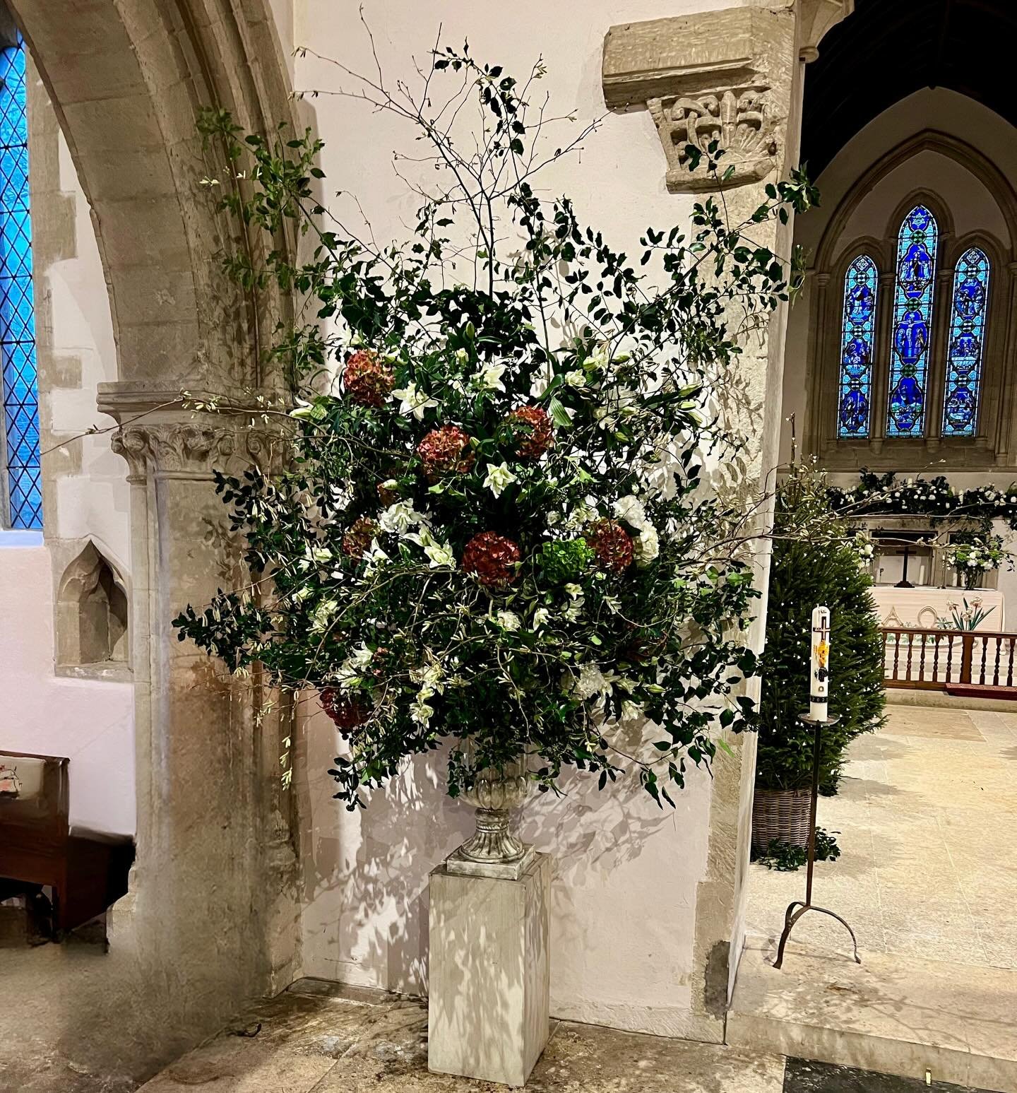 A great honour to do this winter wedding at Bibury church last weekend for A and F (and be invited to attend!). Longing to see the photos of the wedding itself. As the light faded the Christmas trees and candles twinkled and sparkled. It felt magical