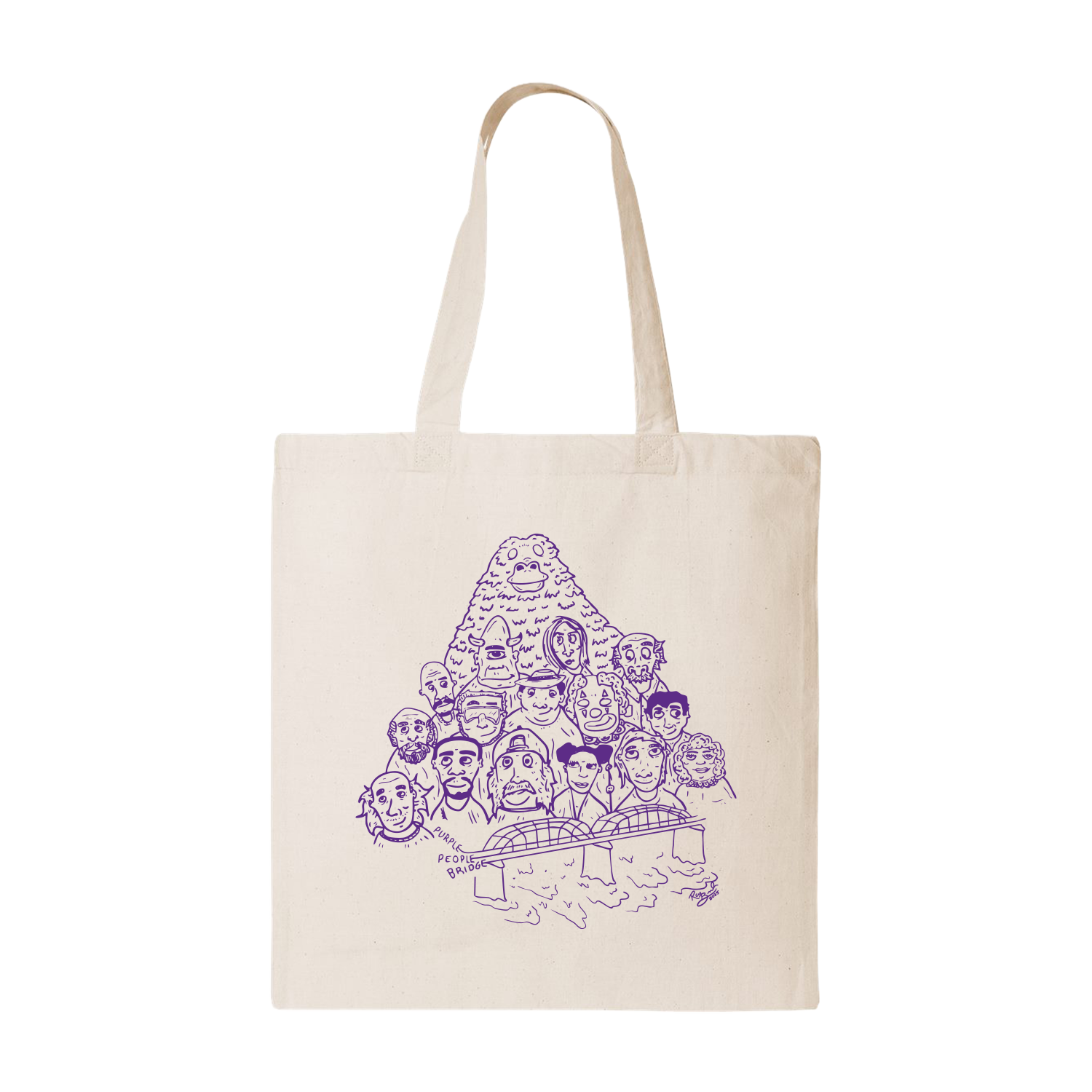 Purple People Bridge Tote
