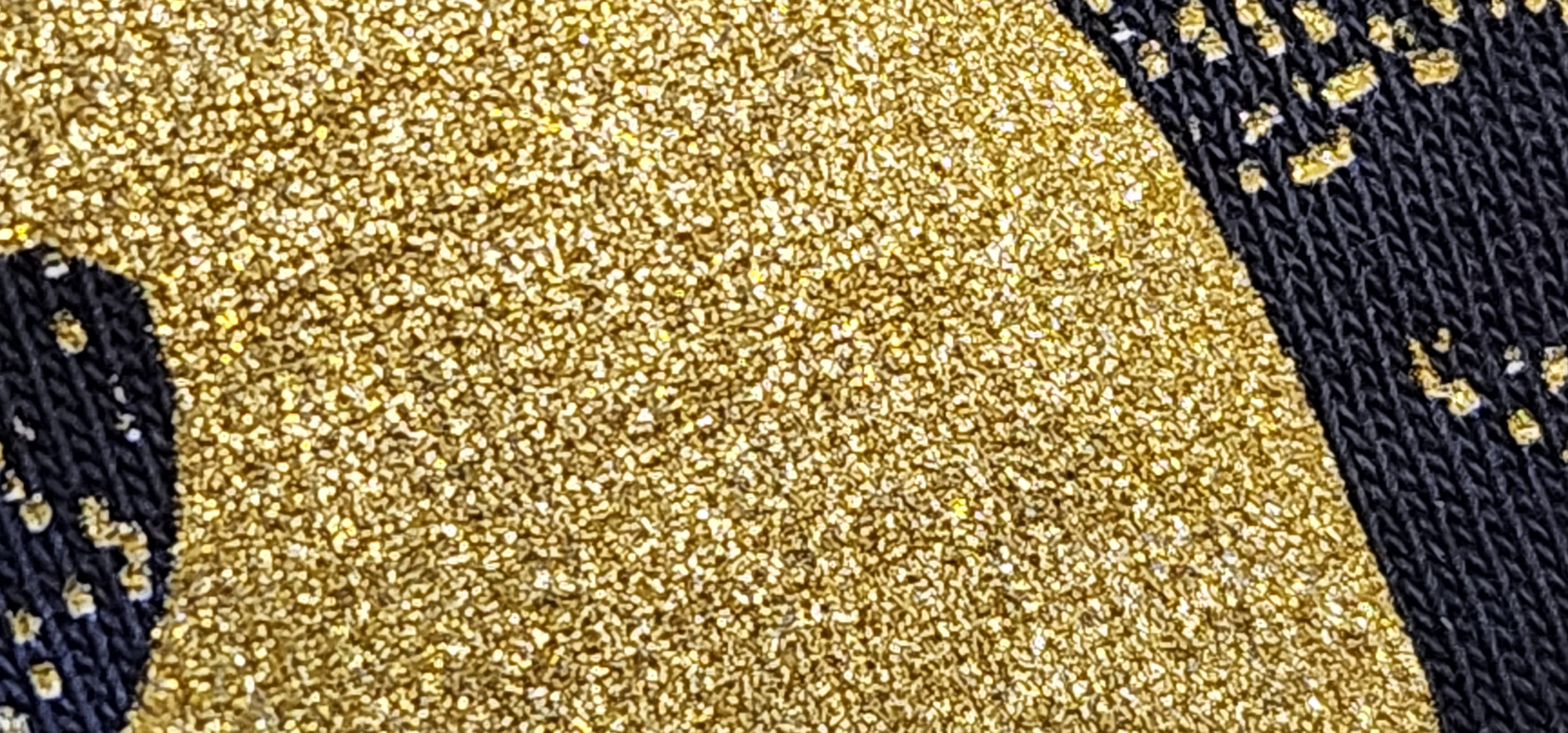 Special ink treatment gold  metallic ink