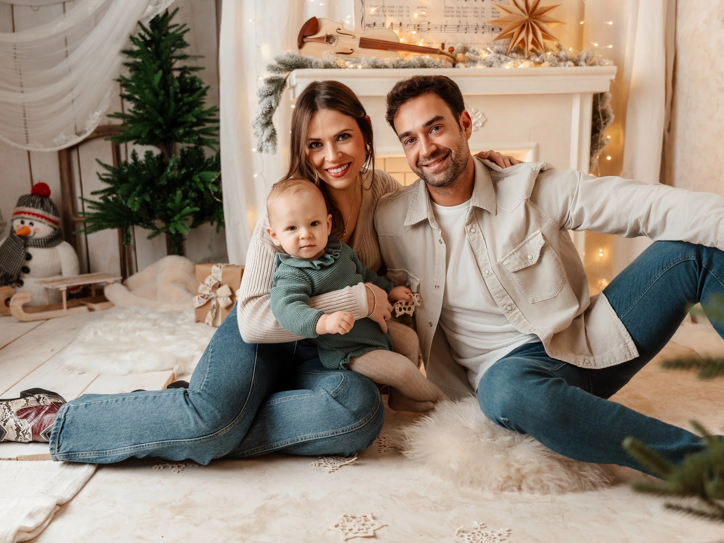 Sesión de fotos de Navidad en Algeciras
