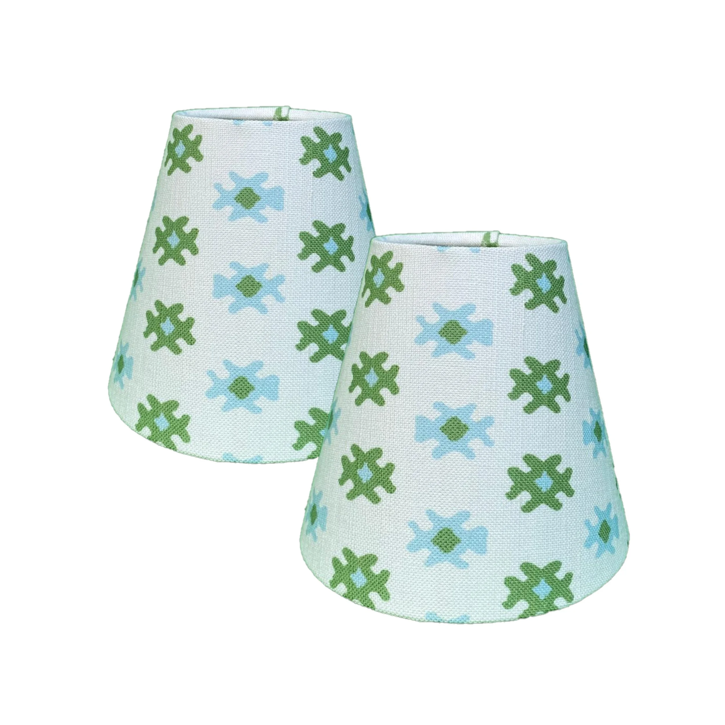 Belle Green Candle Clip Lampshades