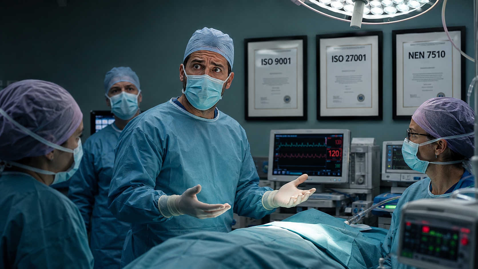 Het diploma hangt aan de muur. Maar kan de dokter opereren?