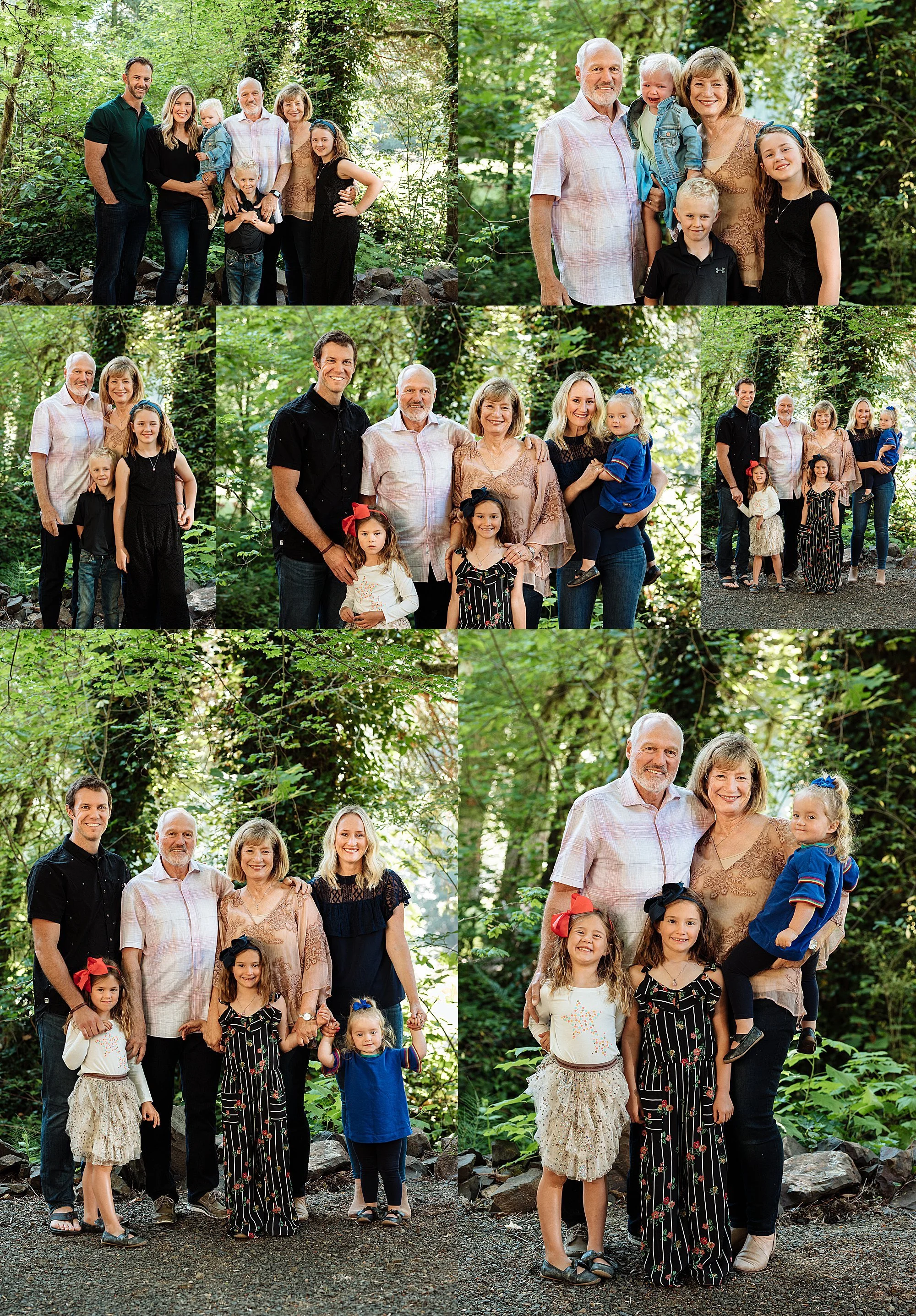  photography with grandparents and grandkids 