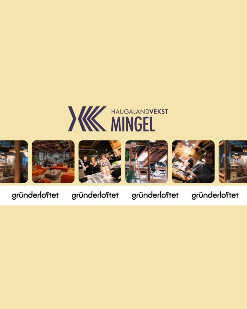 M&oslash;t opp, MINGEL skjer! 👋➡️
Torsdag 18. september inviterer vi til MINGEL x Gr&uuml;nderloftet!

Er du nysgjerrig p&aring; gr&uuml;nderlivet, bygger noe eget &ndash; eller har lyst til &aring; m&oslash;te nye folk og bli inspirert? 🌱 Da b&osl