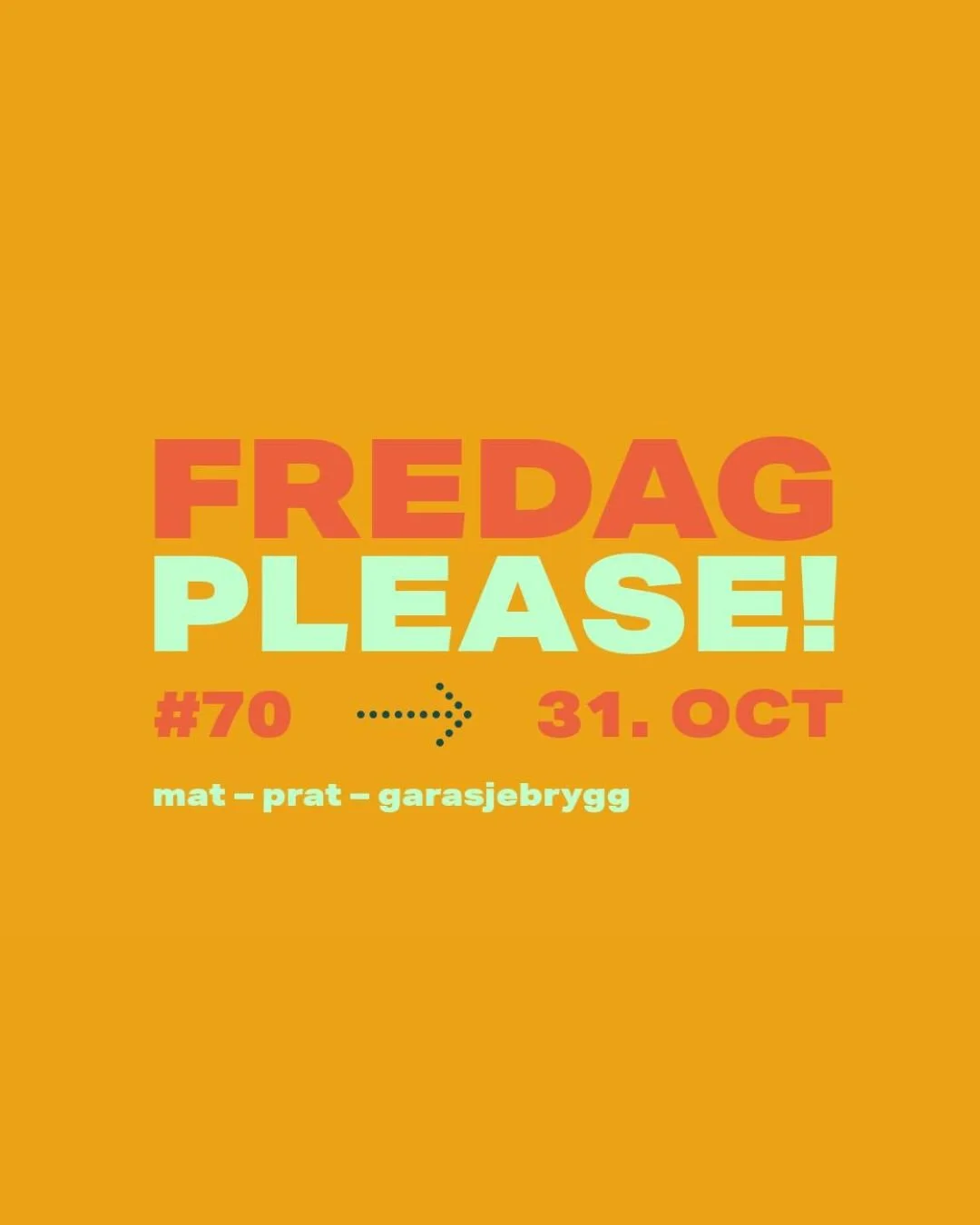To gode grunner til &aring; stikke innom @garasjebryggeriet fredag 31. oktober: det er Fredag Please OG Halloween! 🎃

Vi runder av m&aring;neden med gode folk og topp stemning. Ta med en venn eller kollega og bli med 🎉 Kom som du er, eller i kostym