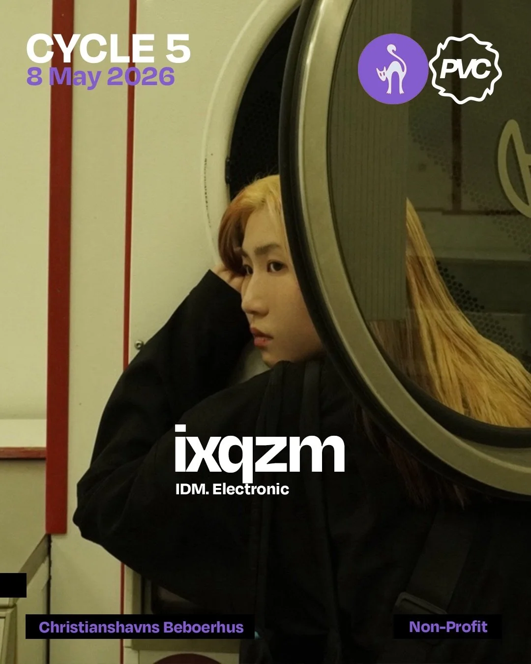 Experience ixqzm on May 8 during CYCLE 5 at Beboerhuset.

@ixqzm is a Taiwan-born, Paris-based sound artist who specializes in weaving synthesizers with layered sonic elements to construct acoustic terrains that drift between outer space and dense ju