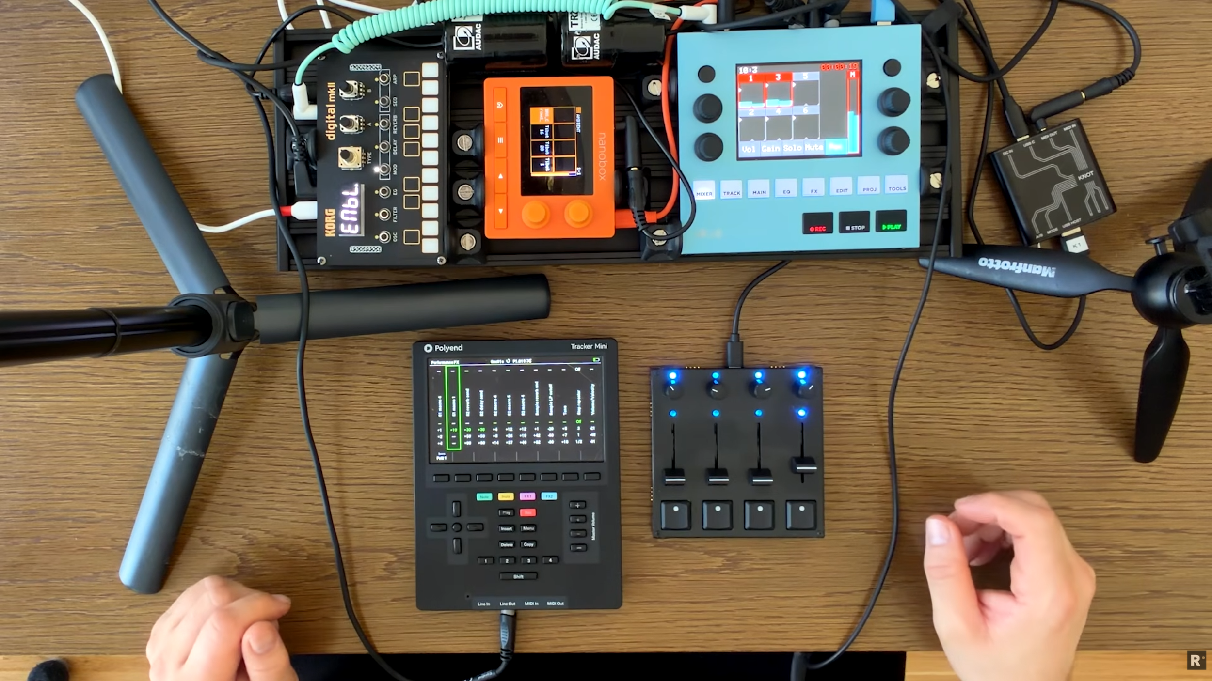 Live Performing on Polyend Tracker Mini and Korg NTS-1 | Rosenkranz