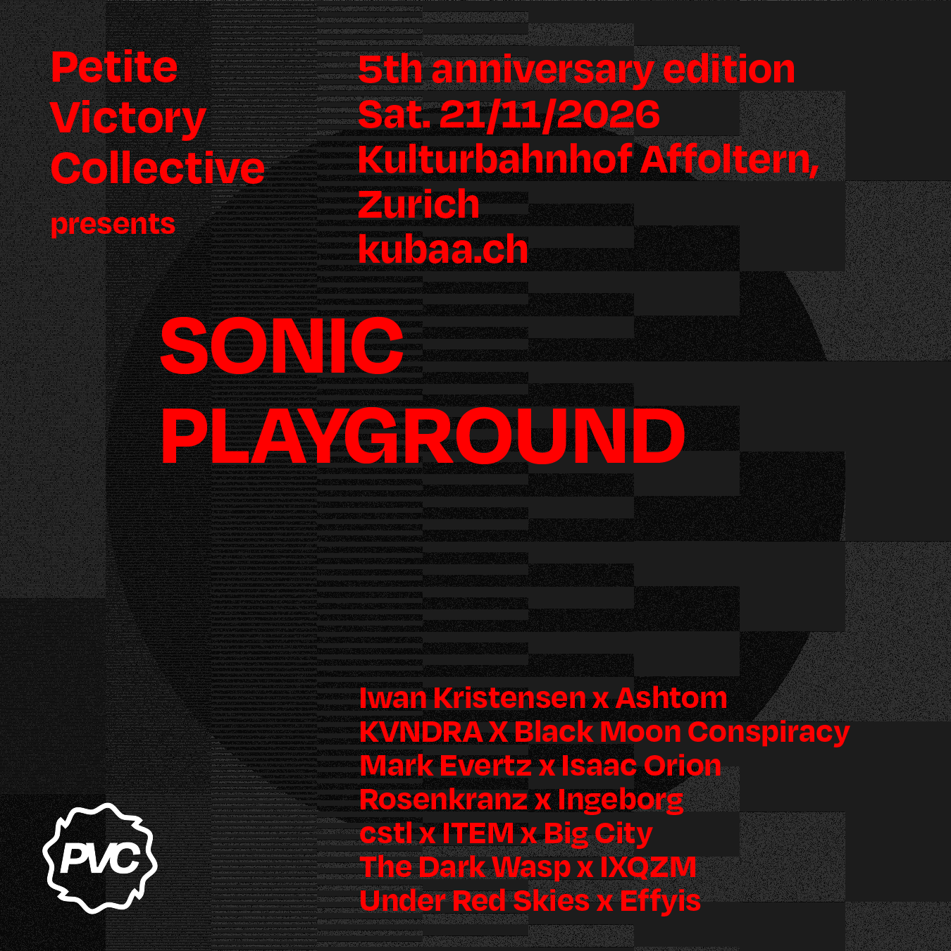 SONIC PLAYGROUND 2026 | Zurich, 21 November