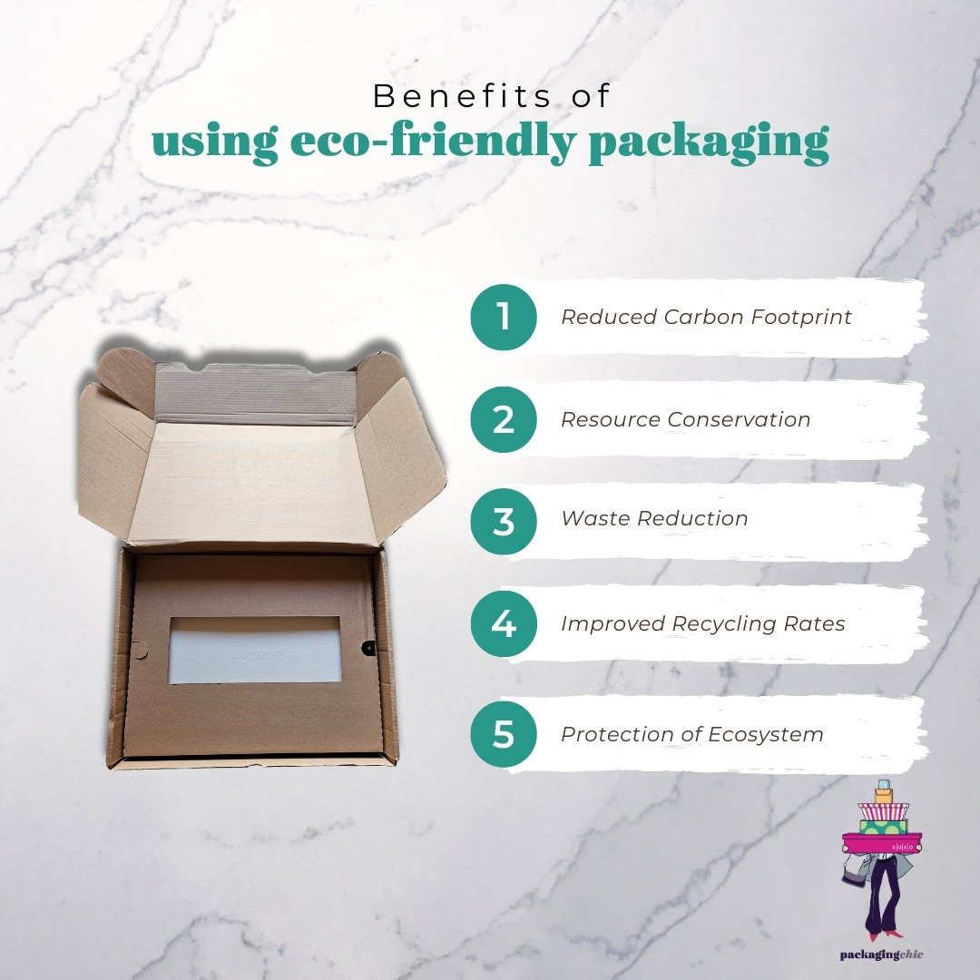 Choosing eco-friendly packaging is not just good for the planet, it also boosts your brand's image. By using sustainable materials, your company shows a commitment to protecting the environment, which can attract customers who value green practices. 